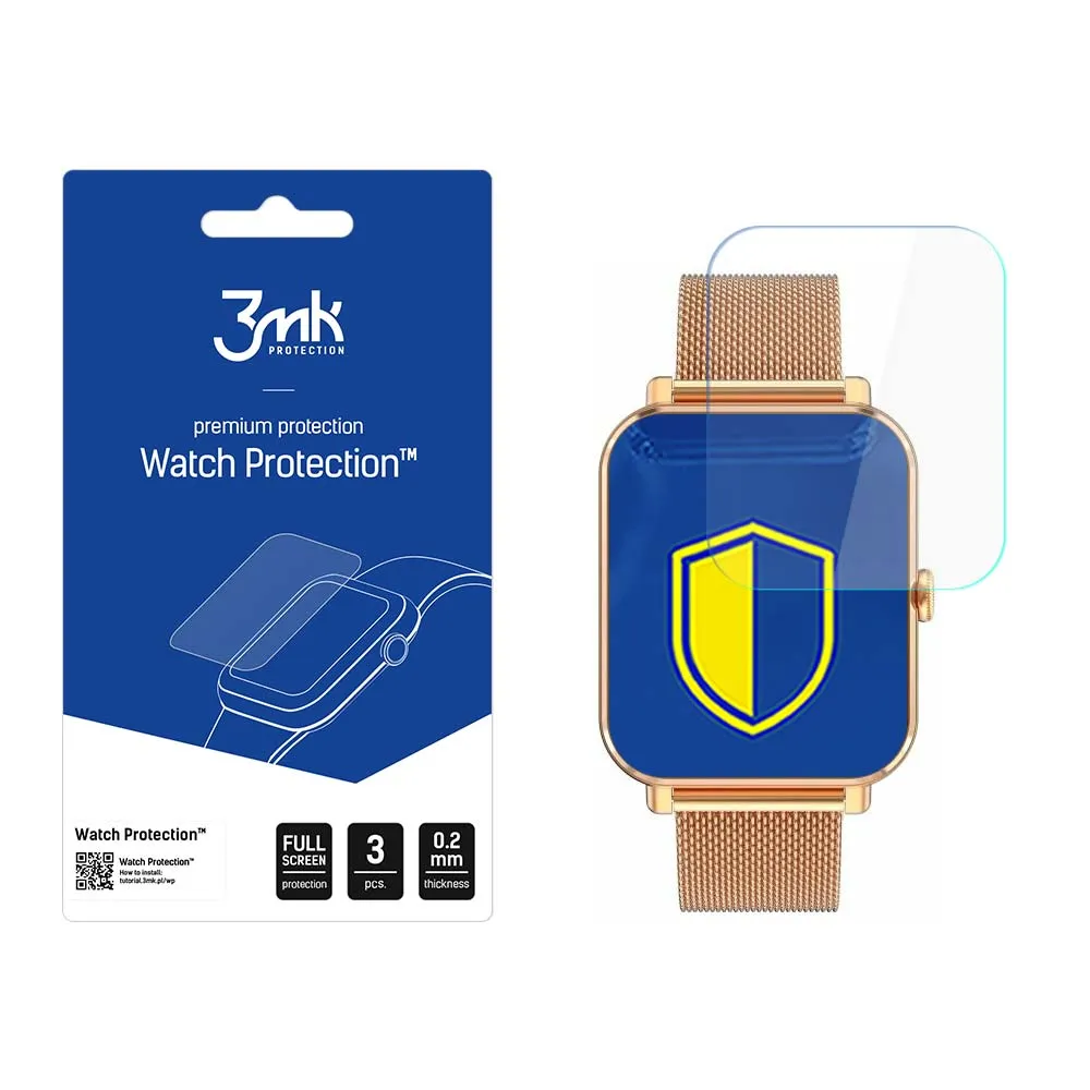 Película de proteç?o para o ecr? do smartwatch Garett GRC Classic - 3mk Watch Protection