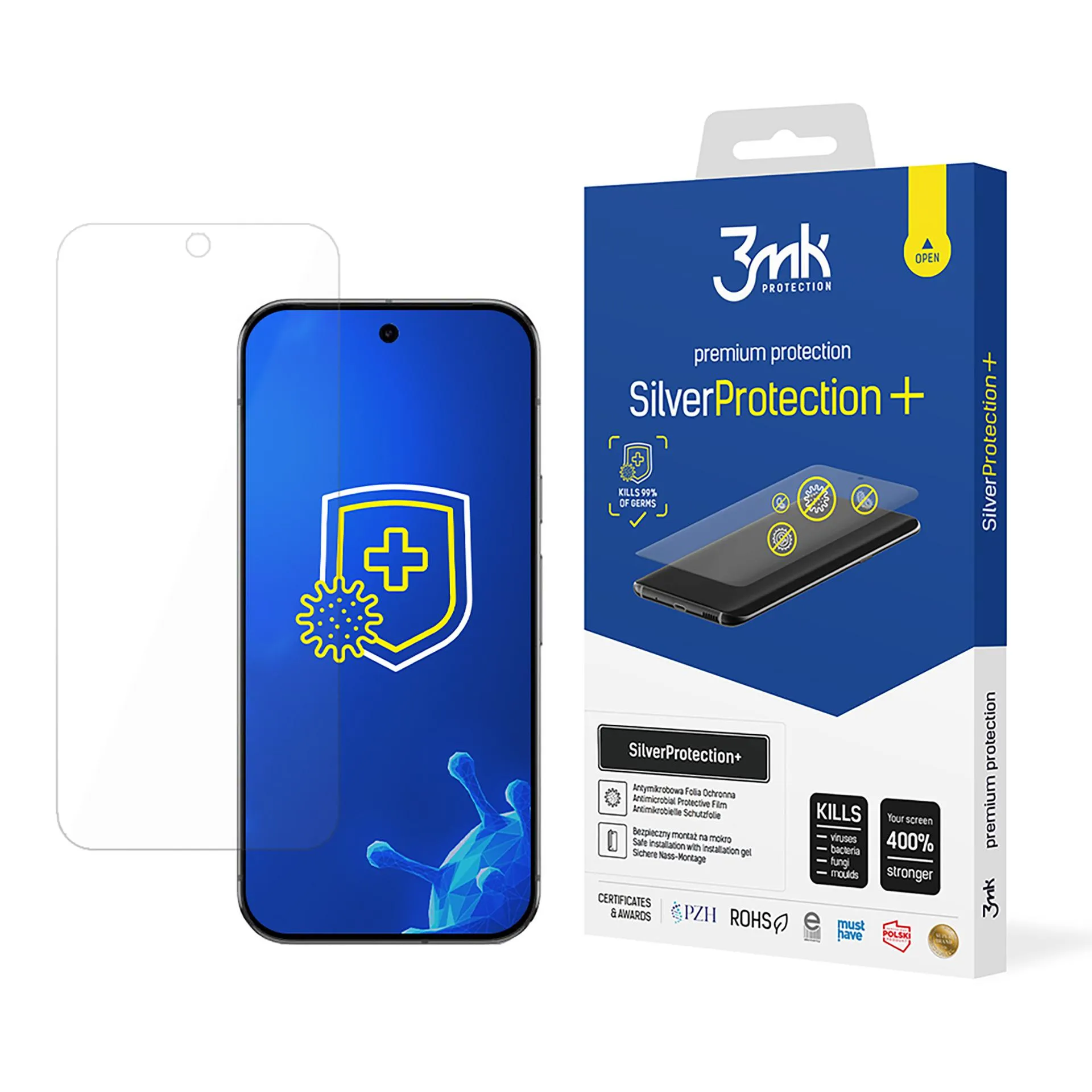 Película de proteç?o anti-impacto para Google Pixel 9 Pro XL - 3mk SilverProtection+