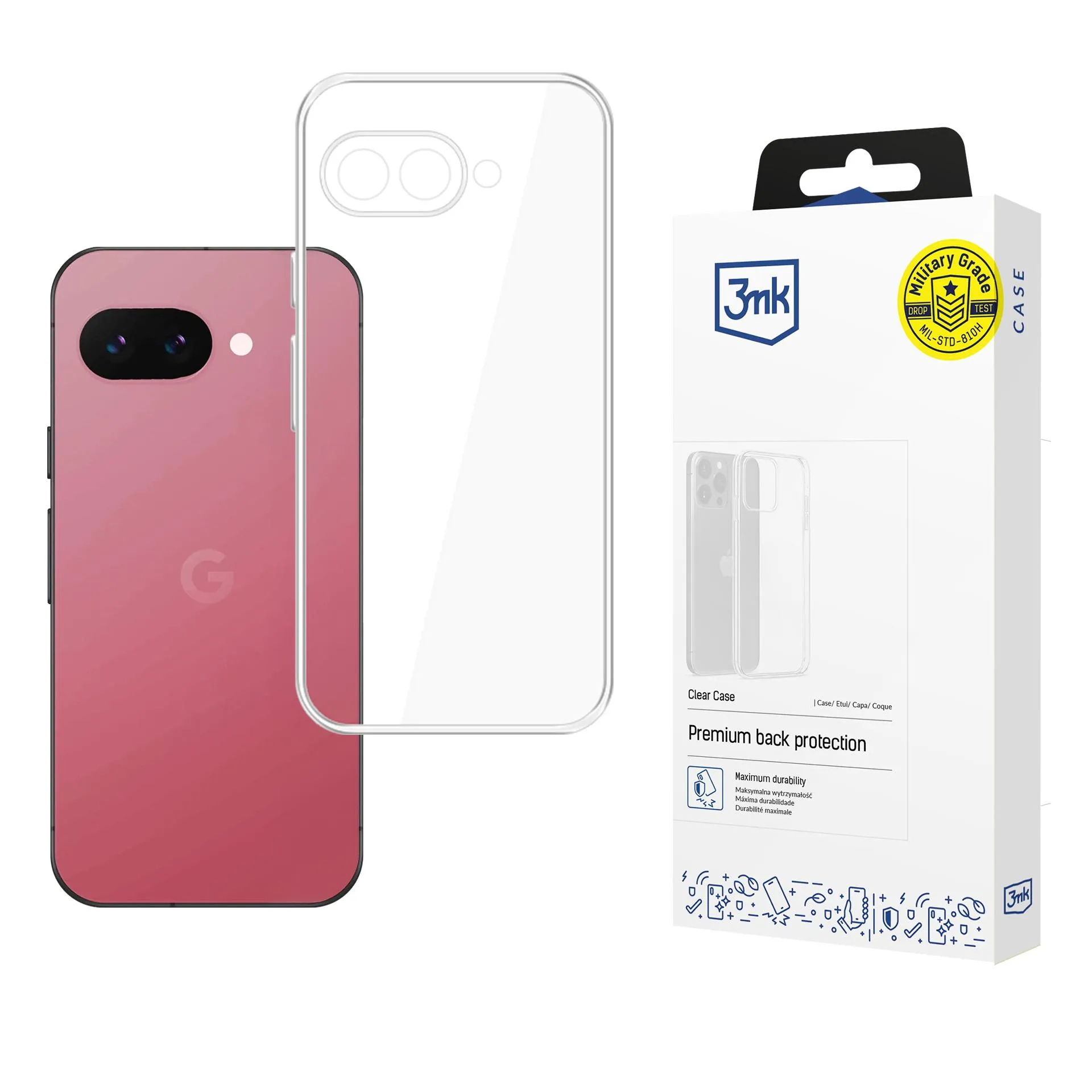 Capa para Google Pixel 9A - 3mk Clear Case