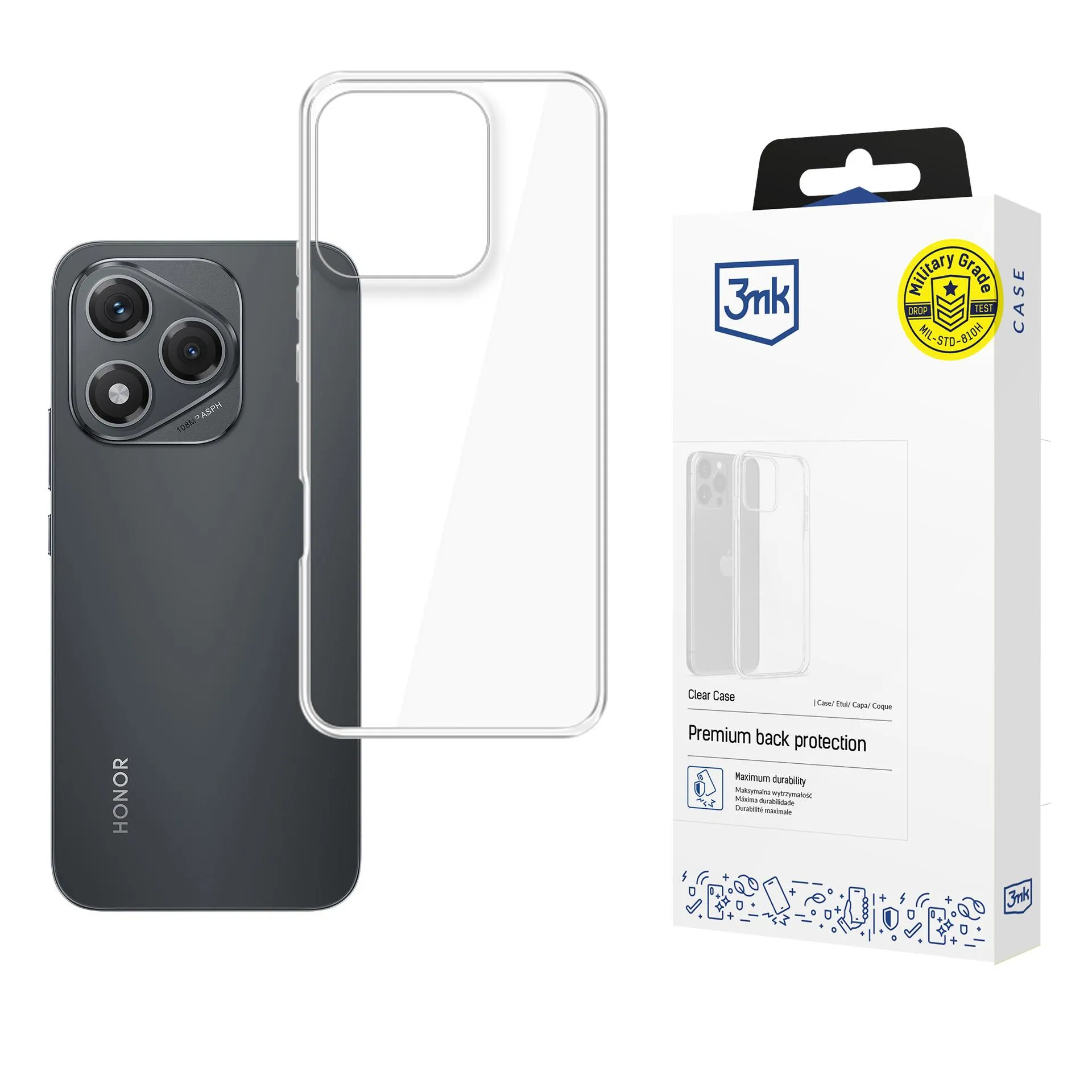 Capa para Honor 400 Lite - 3mk Clear Case