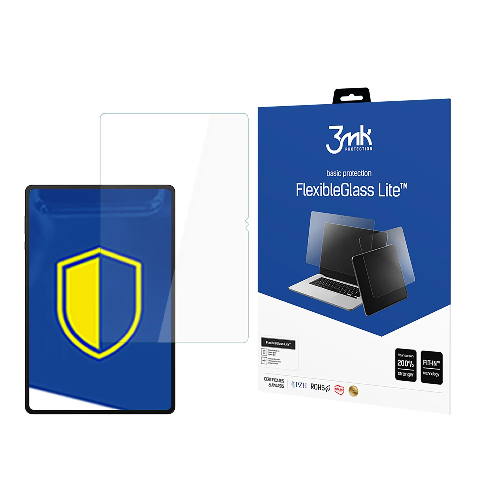 Vidrao híbrido inquebrável para Honor Pad X8a - 3mk FlexibleGlass Lite