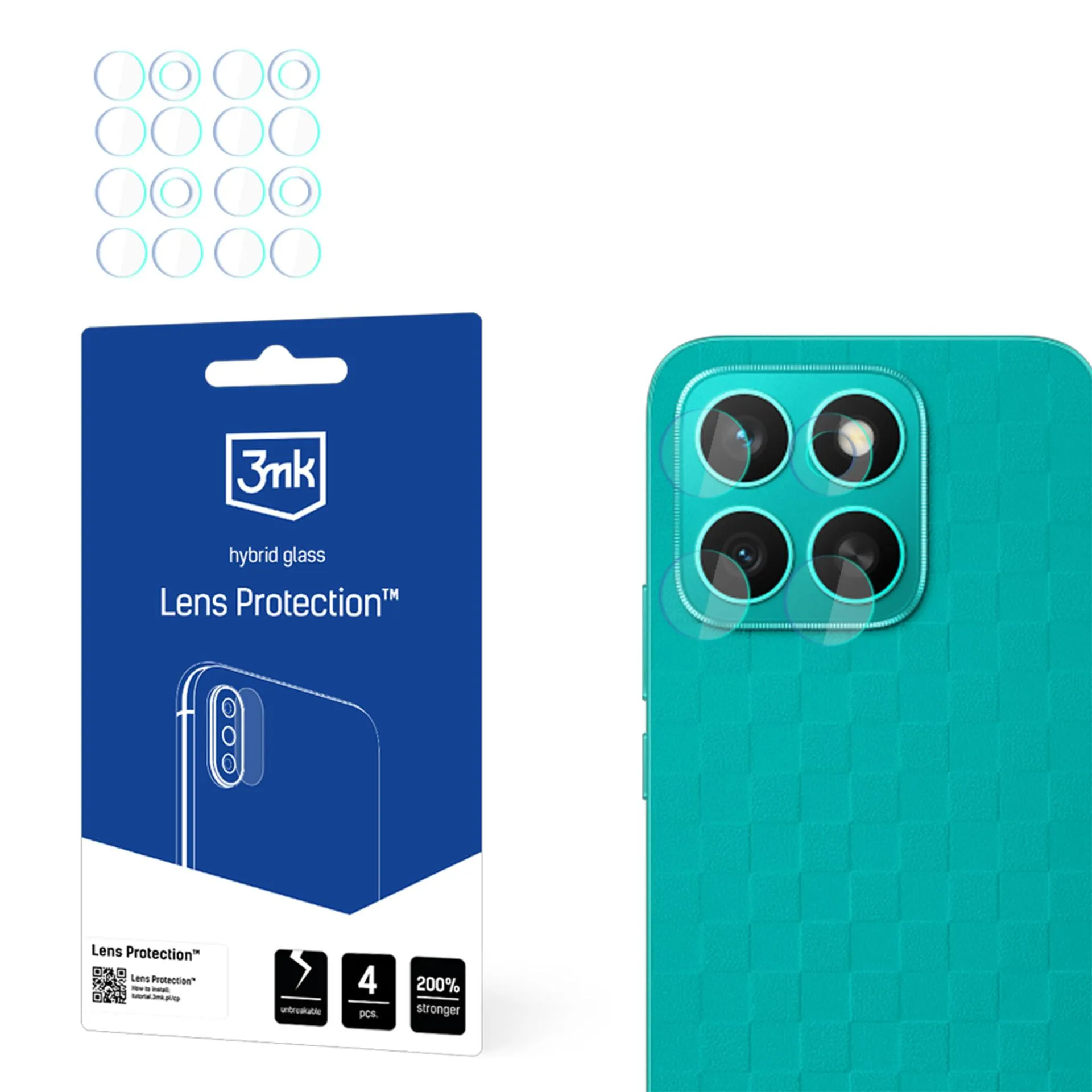 Proteç?o para lentes de câmara Honor X8c - 3mk Lens Protection