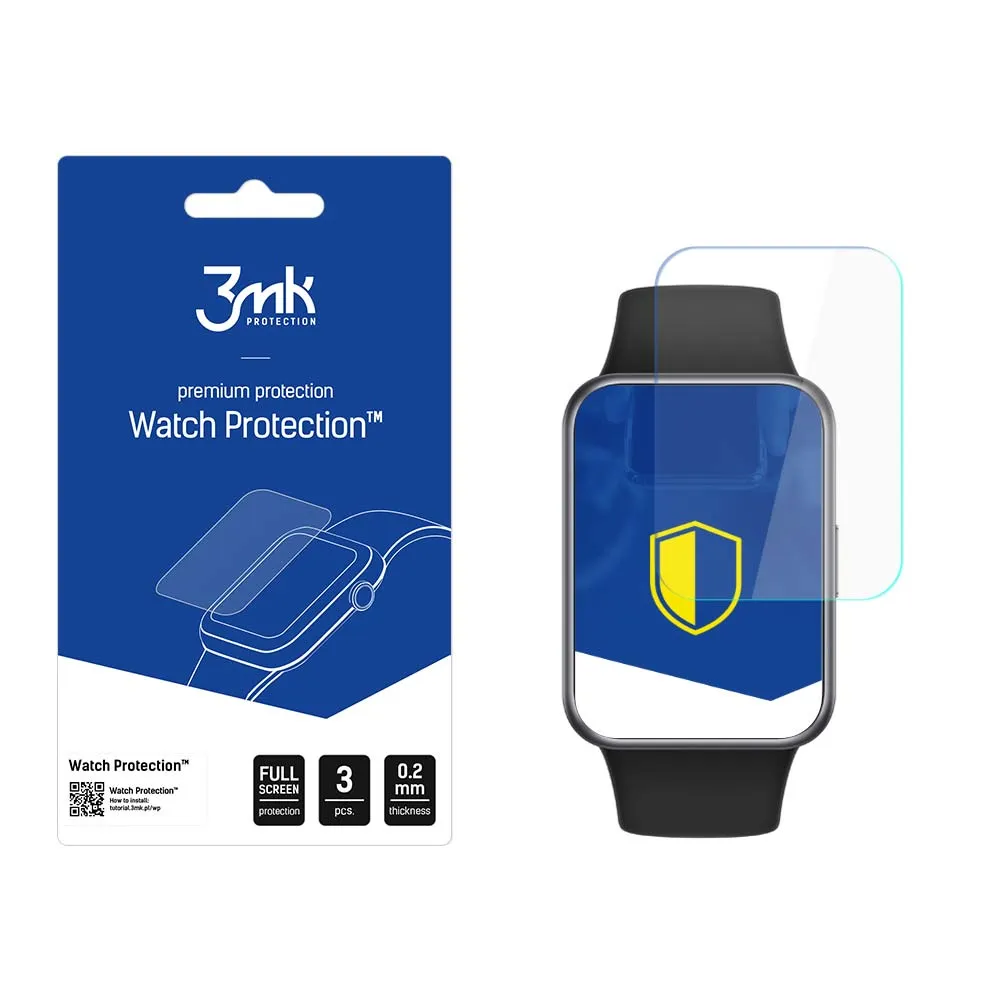 Película de proteç?o para o ecr? do smartwatch Huawei Watch Fit 2 - 3mk Watch Protection