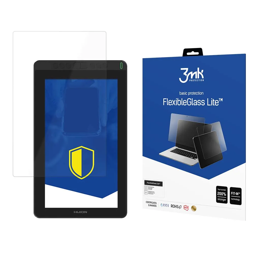 Vidro híbrido inquebrável para HUION Kamvas 13 - 3mk FlexibleGlass Lite