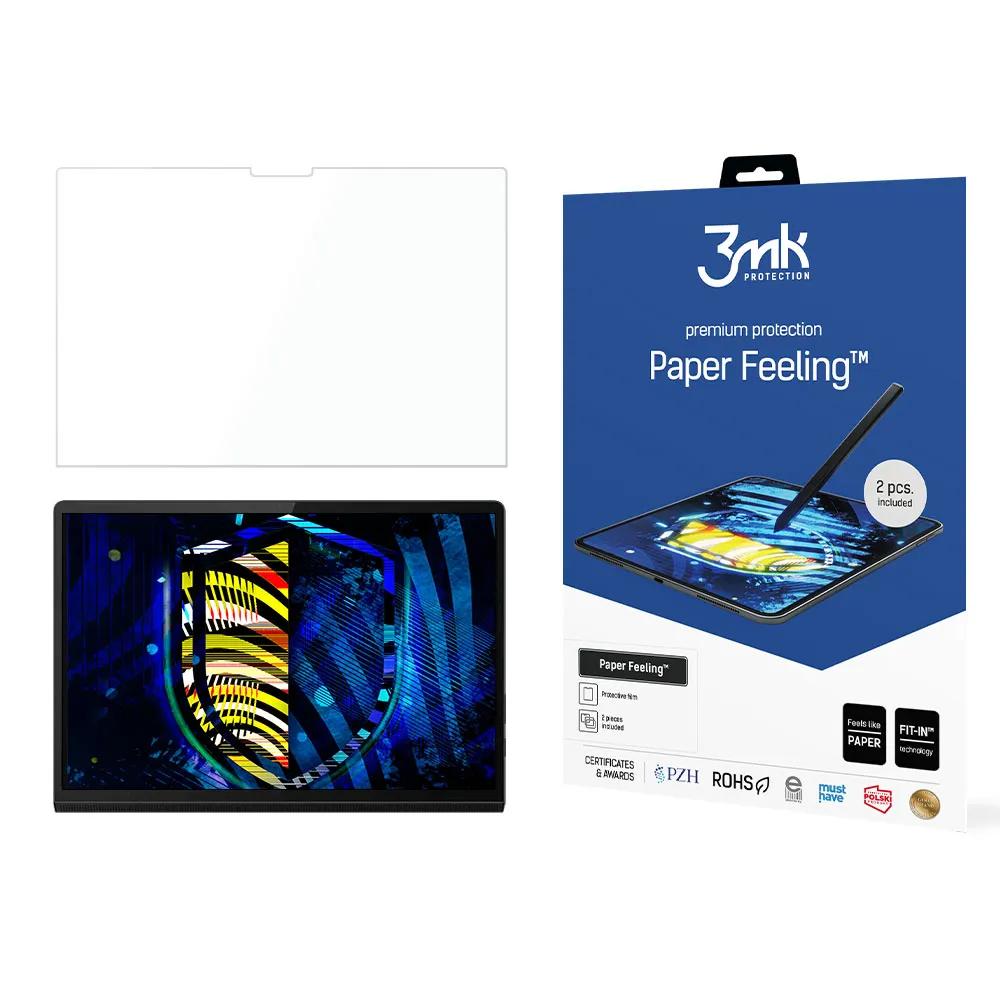 Película de proteç?o para Lenovo Yoga Tab 13 - 3mk Paper Feeling (2 unidades)