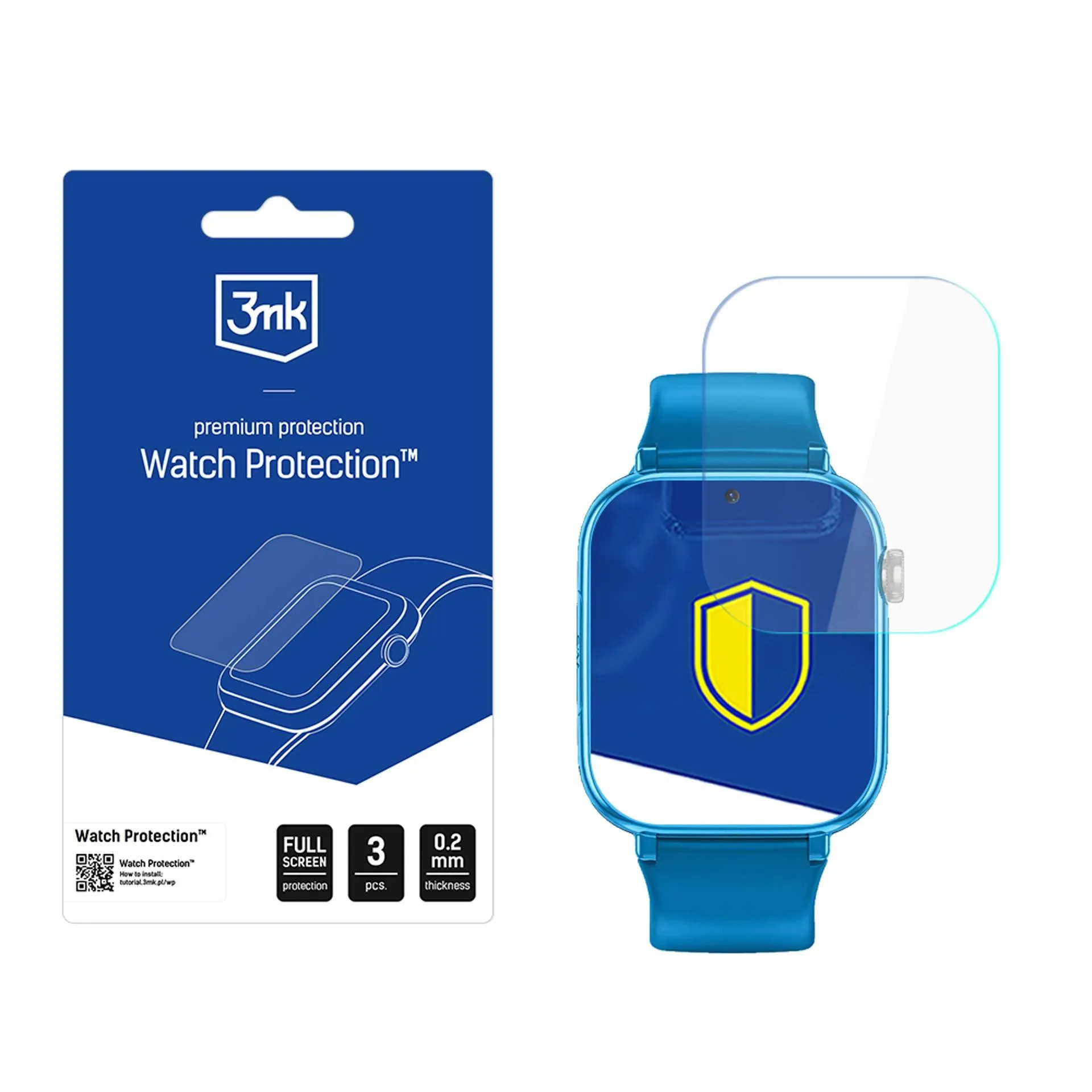 Película de proteç?o para o ecr? do smartwatch Maxcom FW59 - 3mk Watch Protection