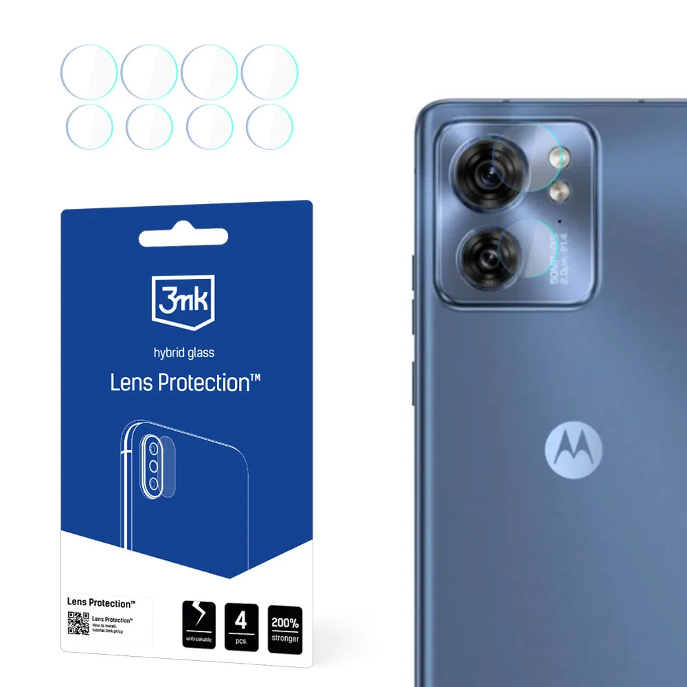 Proteç?o para lentes de câmara Motorola Edge 40 - 3mk Lens Protection