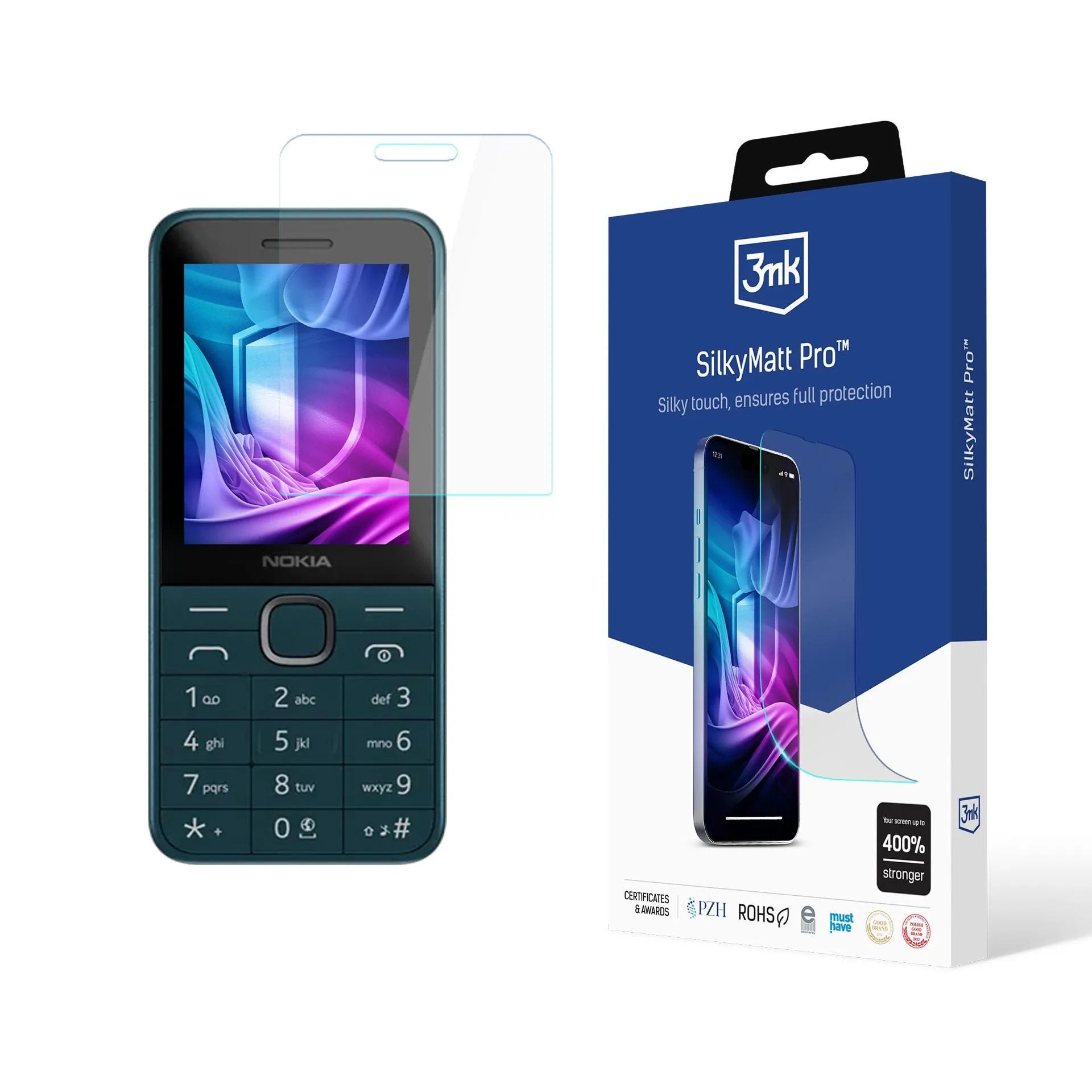 Película mate para Nokia 225 4G (2024) - 3mk SilkyMatt Pro