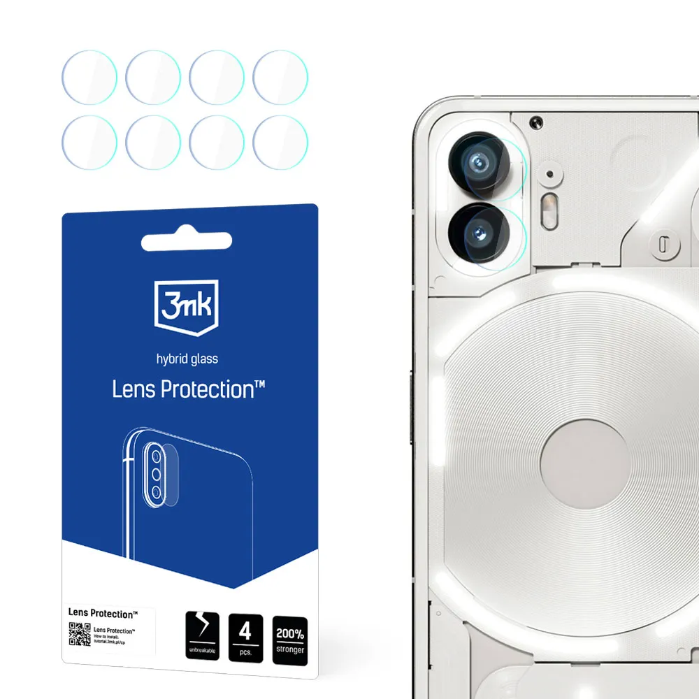 Proteç?o para lentes de câmara Nothing Phone 2 - 3mk Lens Protection