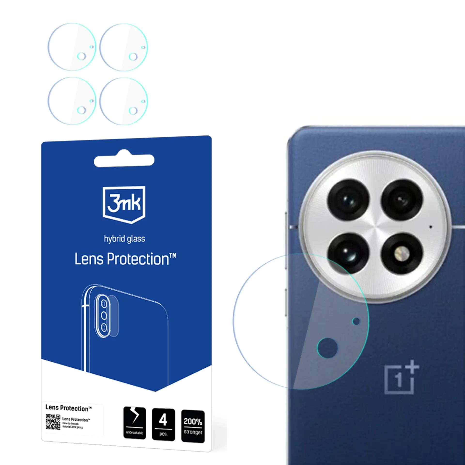 Proteç?o para lentes de câmara OnePlus 13 - 3mk Lens Protection