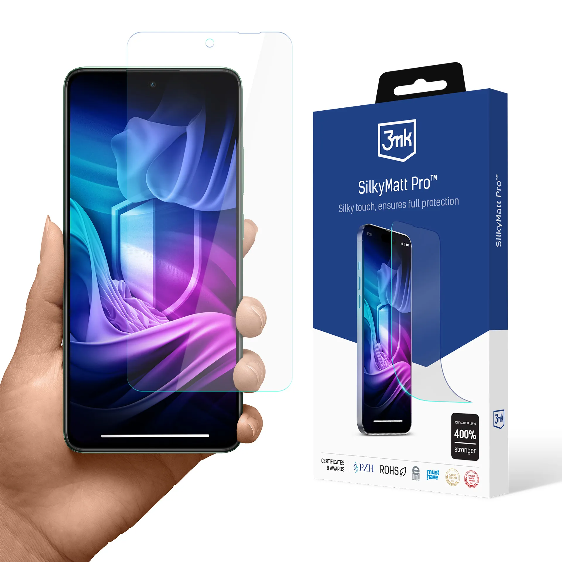 Película mate para OPPO Reno 12 F/Fs - 3mk SilkyMatt Pro