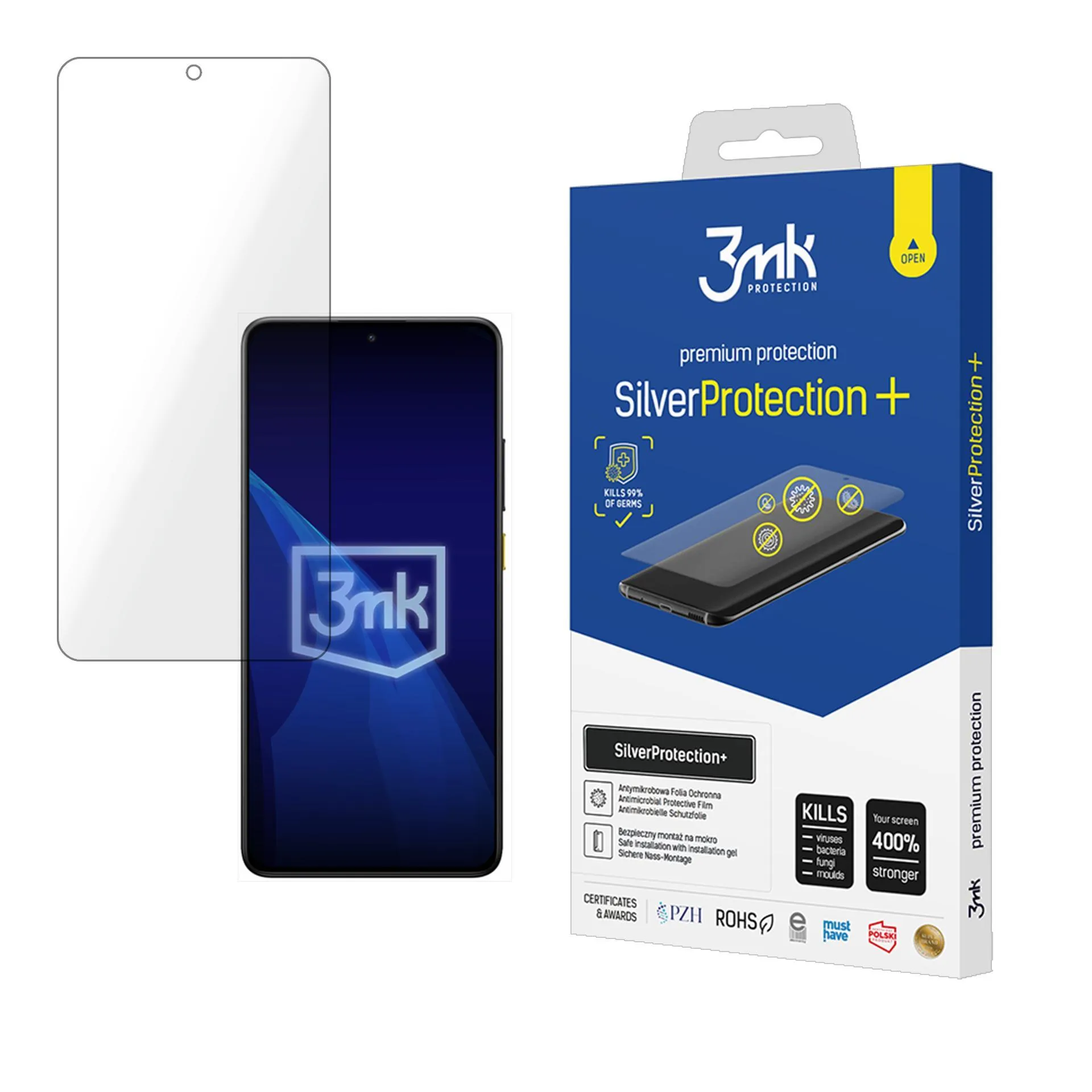 Película de proteç?o anti-impacto para POCO X7 Pro - 3mk SilverProtection+
