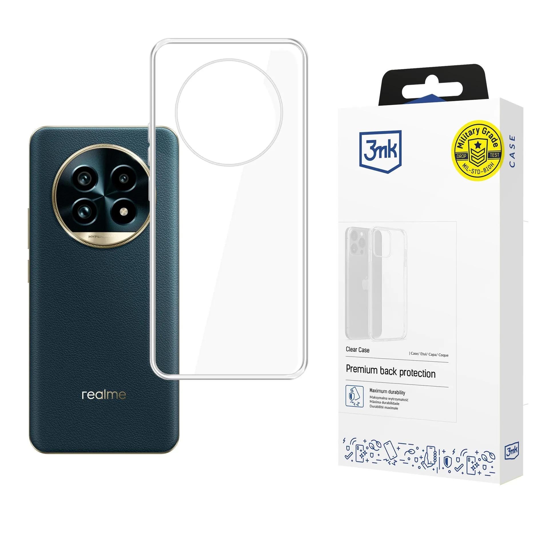 Capa para Realme 13 Pro+ 5G / Realme 13 Pro 5G - 3mk Clear Case