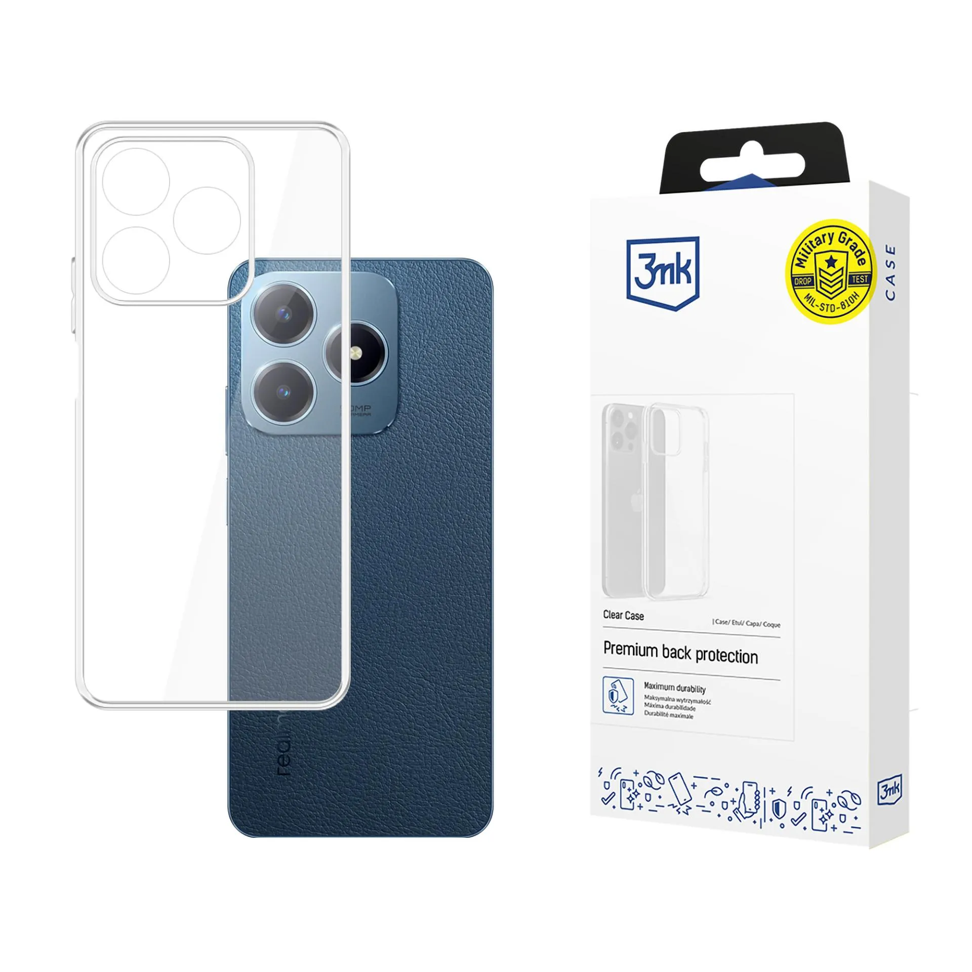 Capa para Realme C63 - 3mk Clear Case