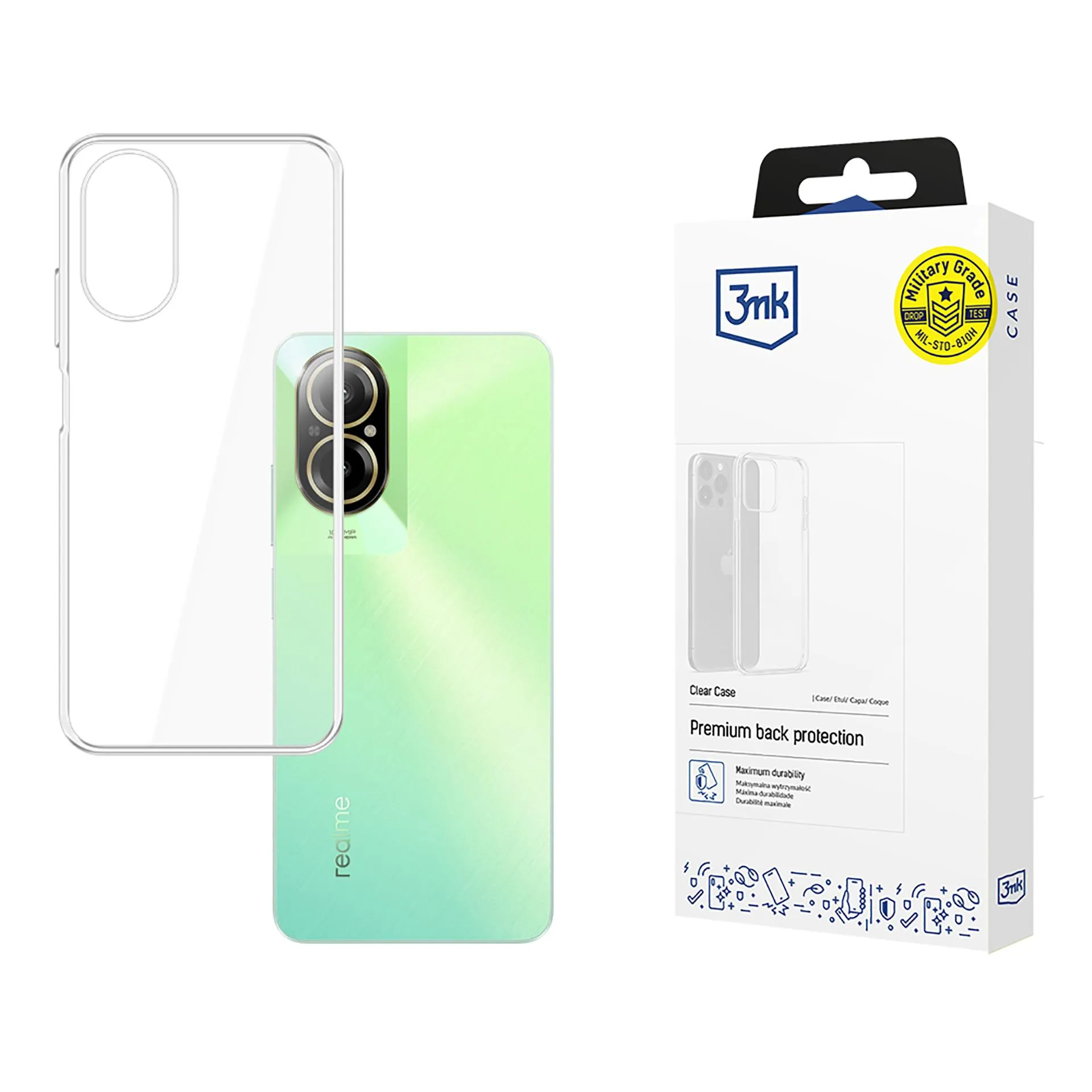 Capa para Realme C67 - 3mk Clear Case