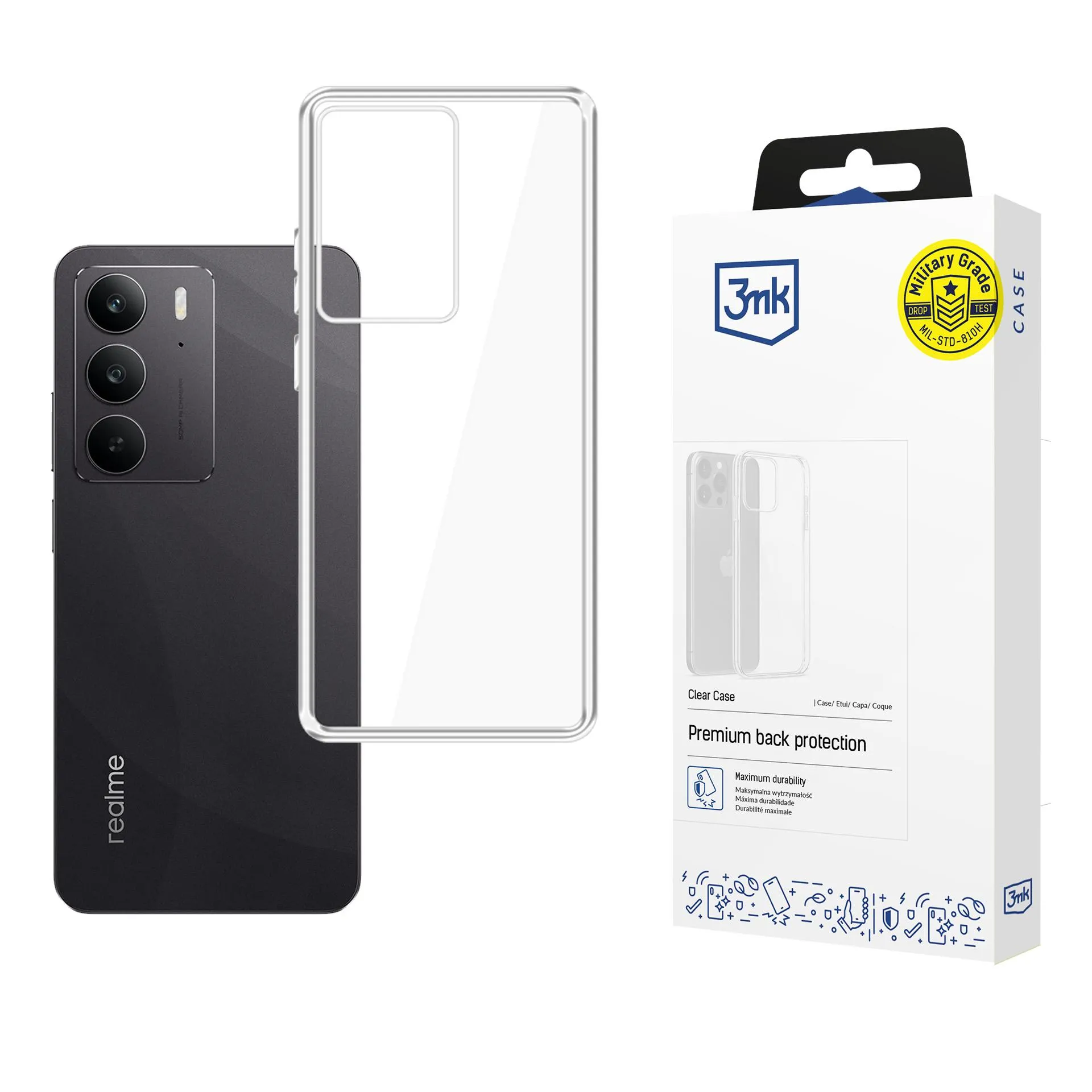 Capa para Realme C75 - 3mk Clear Case