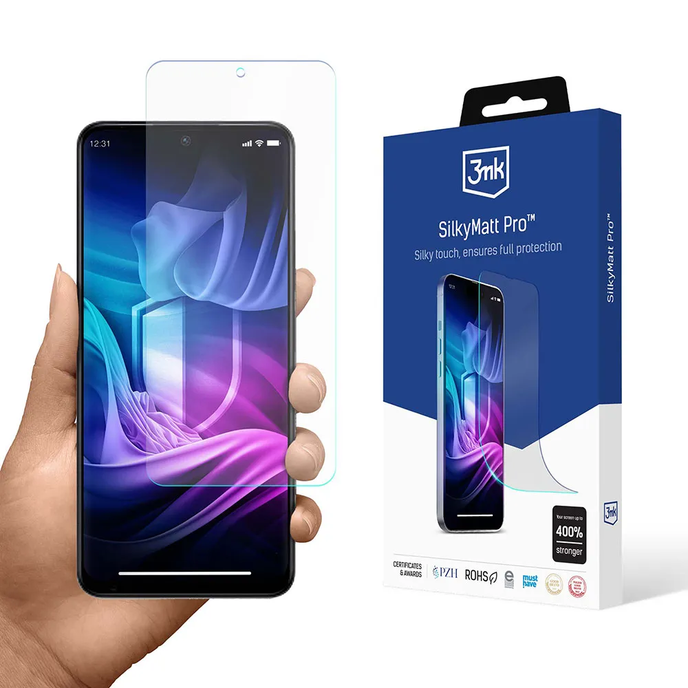 Película mate para Redmi Note 12 Pro - 3mk SilkyMatt Pro