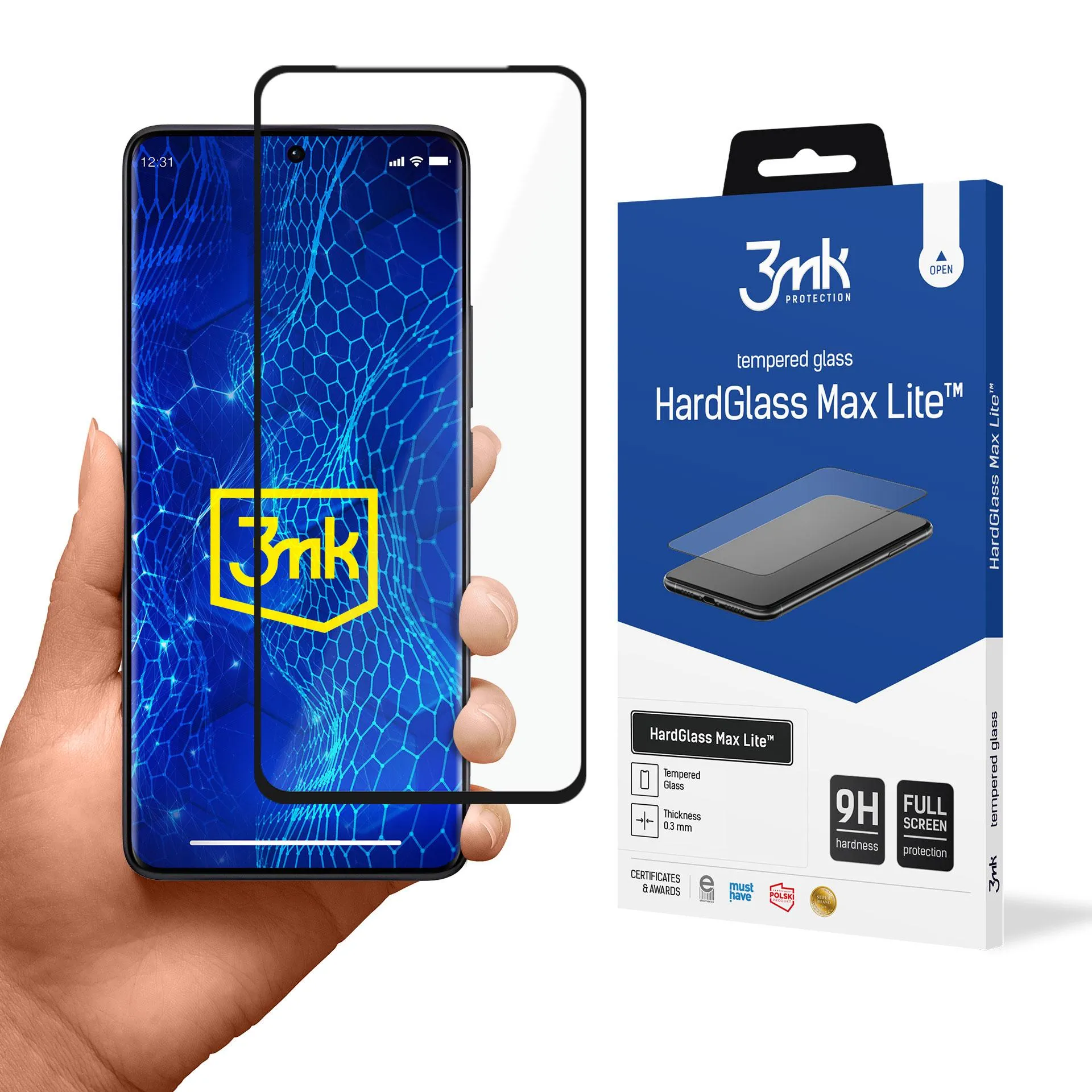 Vidro temperado para Redmi Note 13 Pro+ - 3mk HardGlass Max Lite