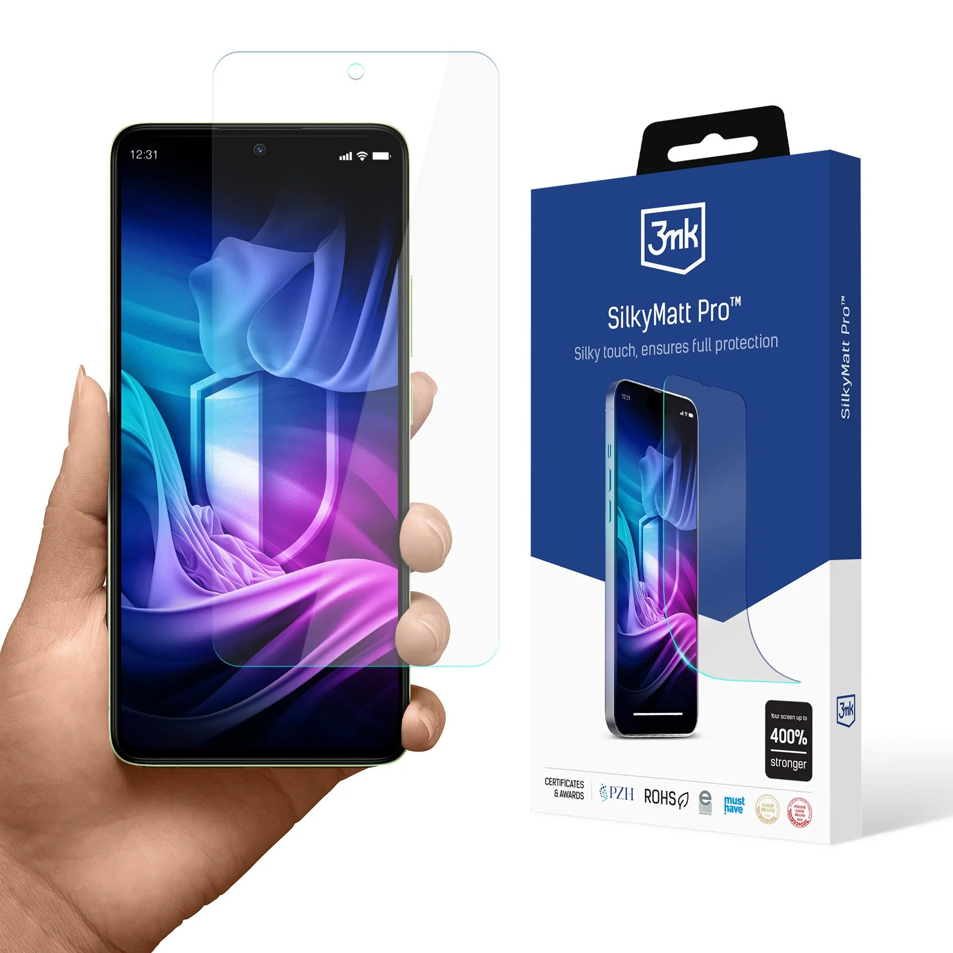 Película mate para Redmi Note 14 4G - 3mk SilkyMatt Pro