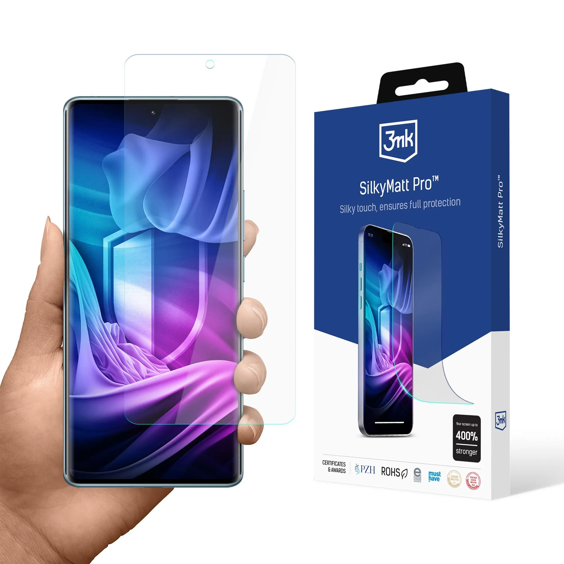 Película mate para Redmi Note 14 Pro 4G - 3mk SilkyMatt Pro