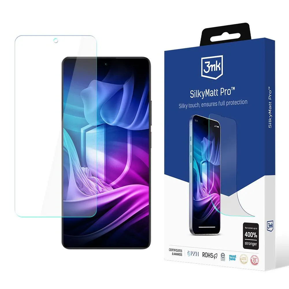 Película mate para Redmi Note 14 Pro+ - 3mk SilkyMatt Pro