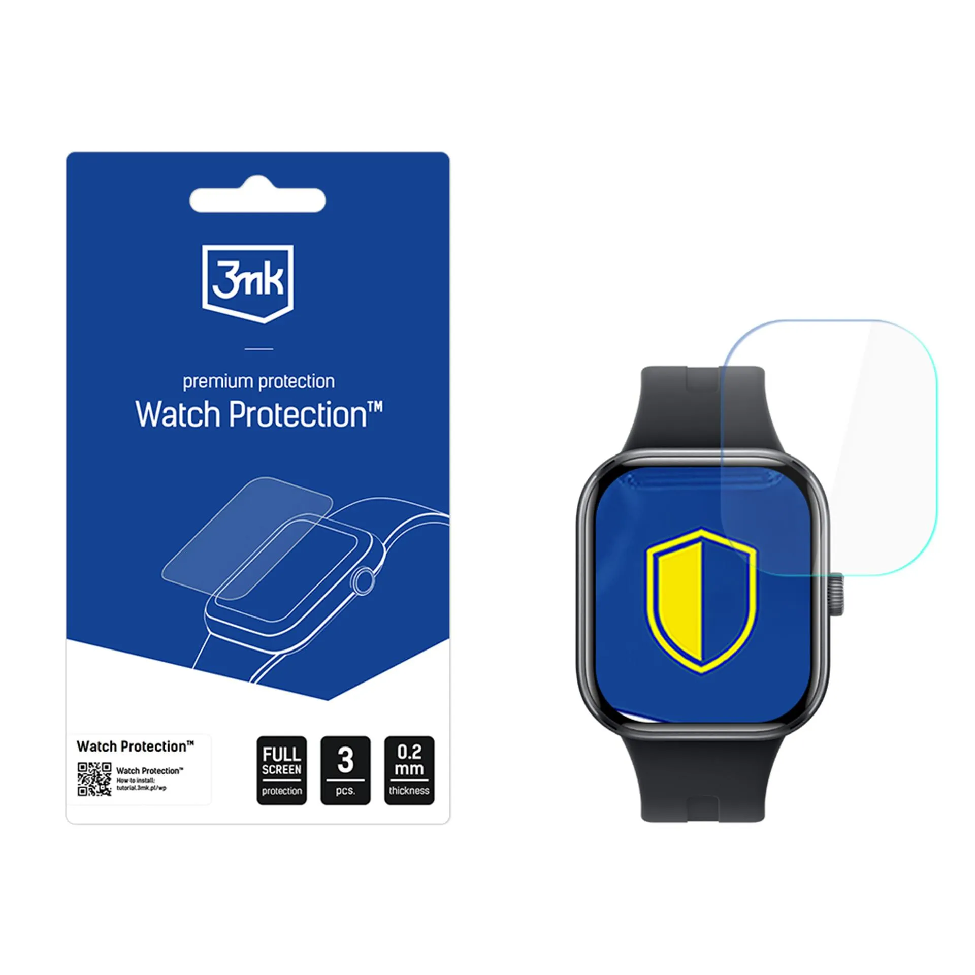 Película de proteç?o para o ecr? do smartwatch Redmi Watch 5 - 3mk Watch Protection