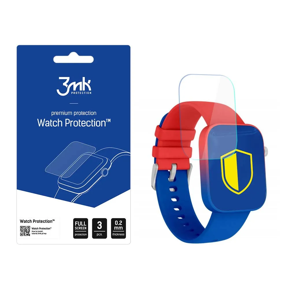 Película de proteç?o para o ecr? do smartwatch Rubicon RNCE97 - 3mk Watch Protection