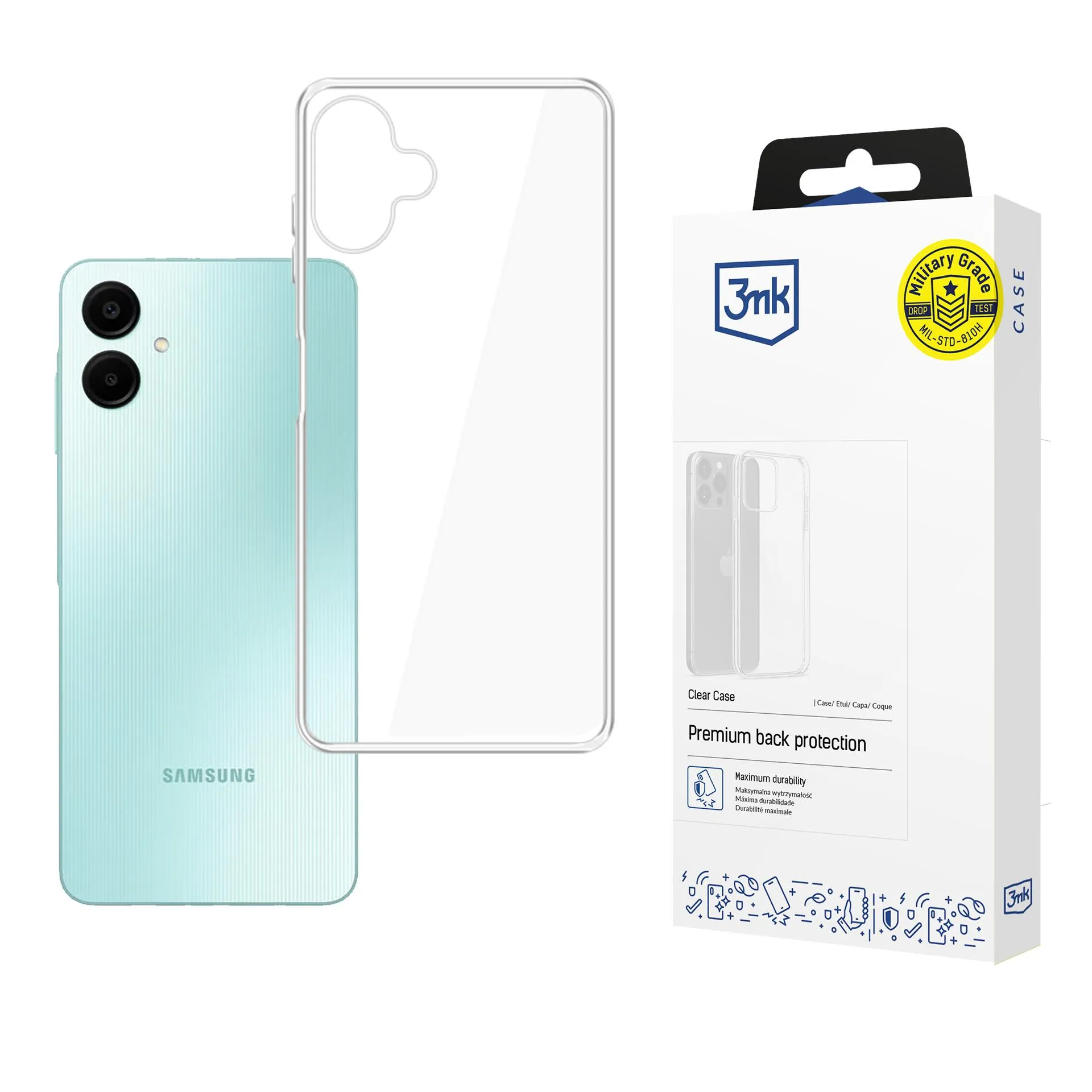 Capa para Samsung Galaxy A06 - 3mk Clear Case