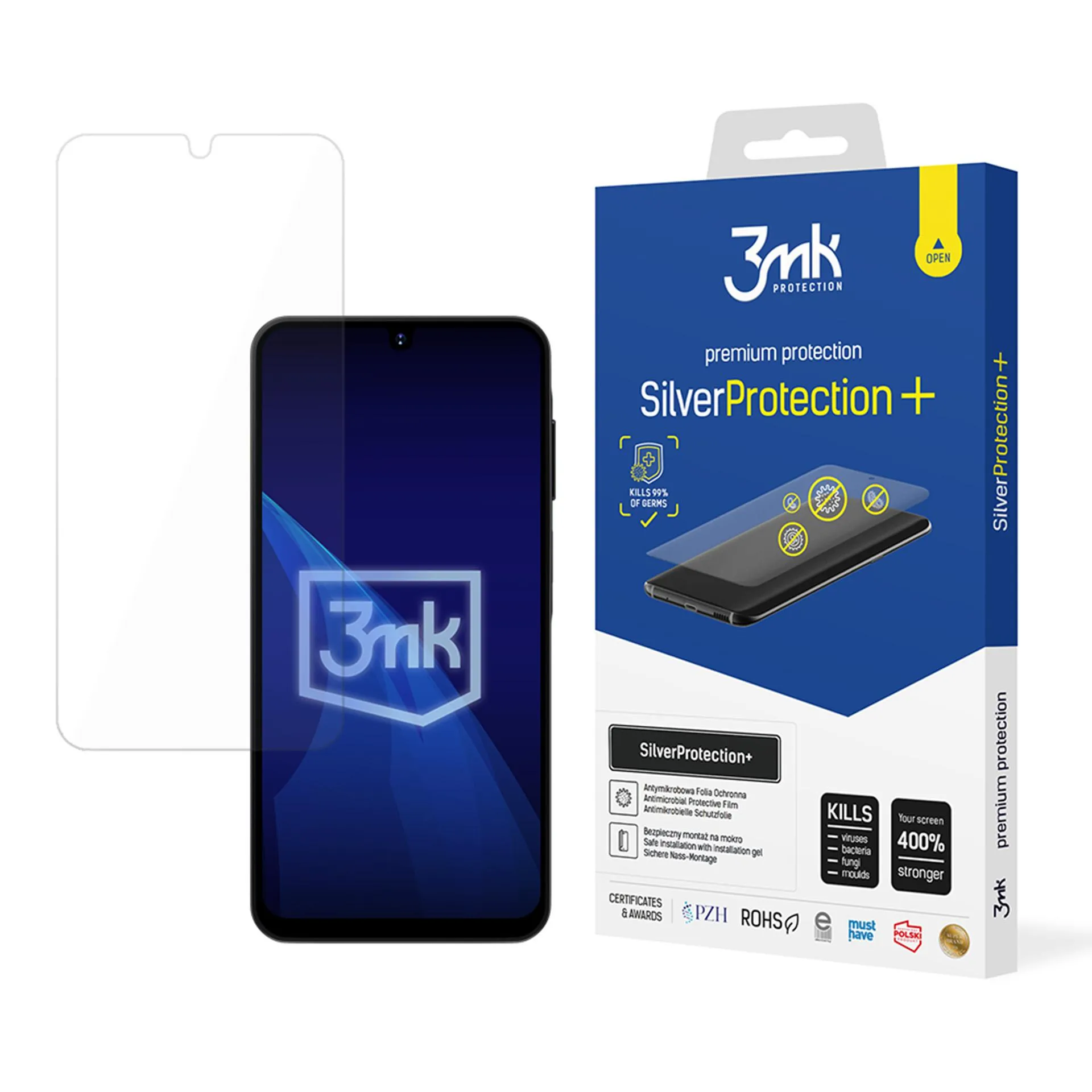 Película de proteç?o anti-impacto para Samsung Galaxy A16 4G / 5G - 3mk SilverProtection+
