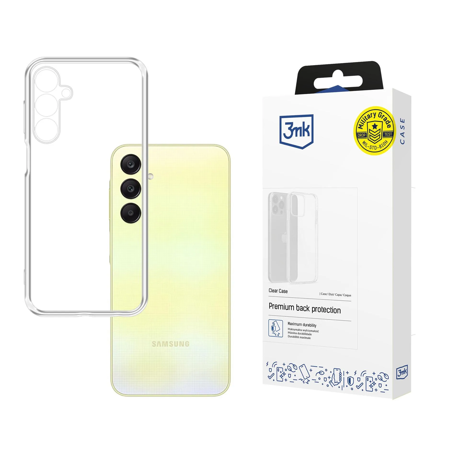 Capa para Samsung Galaxy A25 5G - 3mk Clear Case