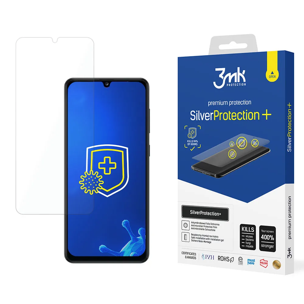 Película de proteç?o anti-impacto para Samsung Galaxy A32 4G - 3mk SilverProtection+