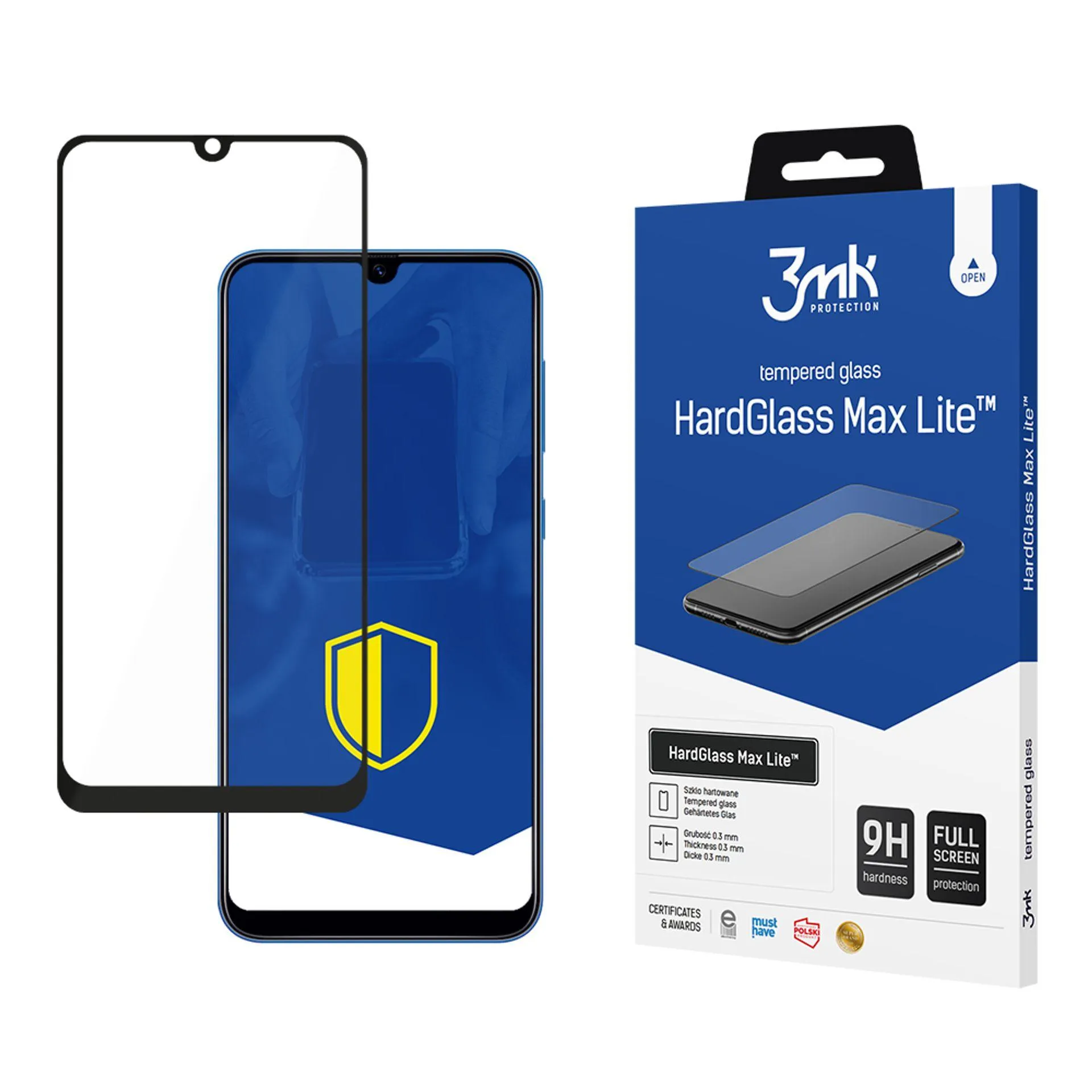 Vidro temperado para Samsung Galaxy A40 - 3mk HardGlass Max Lite