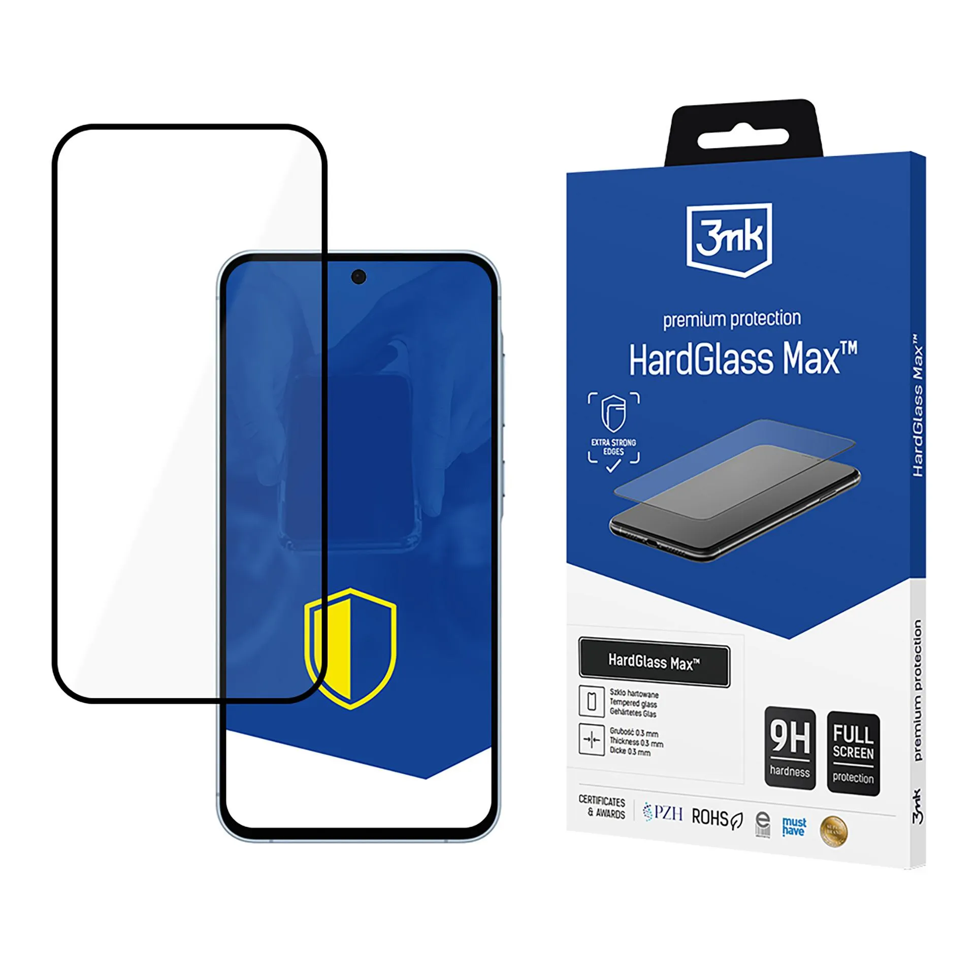 Vidro temperado reforçado para Samsung Galaxy A55 5G - 3mk HardGlass Max