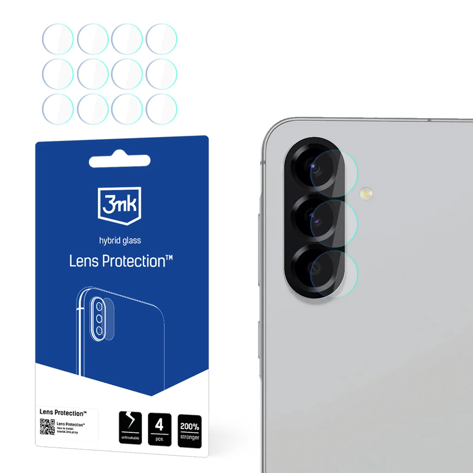 Proteç?o para lentes de câmara Samsung Galaxy A56 5G - 3mk Lens Protection