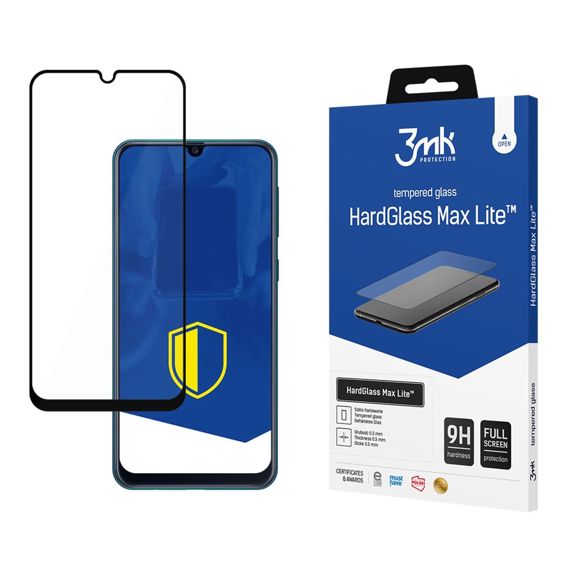 Vidro temperado para Samsung Galaxy M31/M31 Prime - 3mk HardGlass Max Lite
