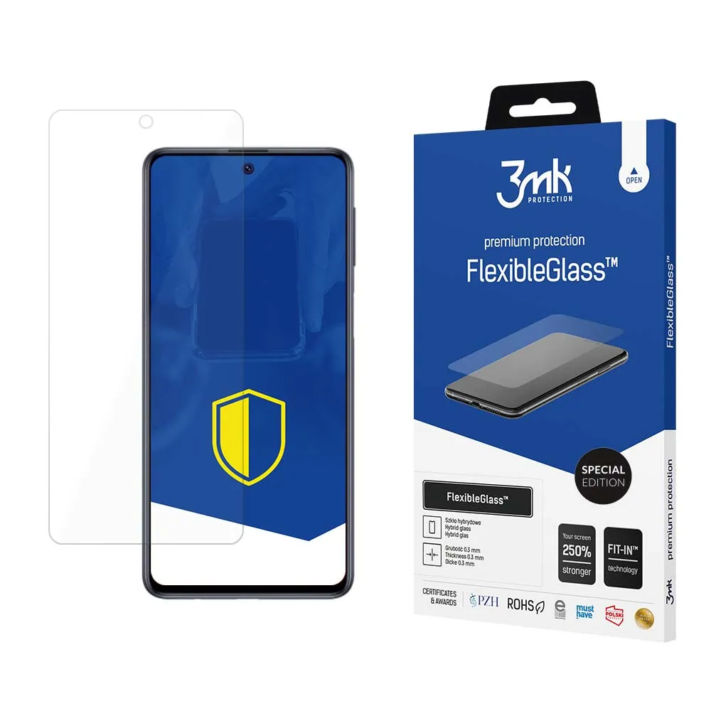 Vidro híbrido inquebrável para Samsung Galaxy M31s - 3mk FlexibleGlass