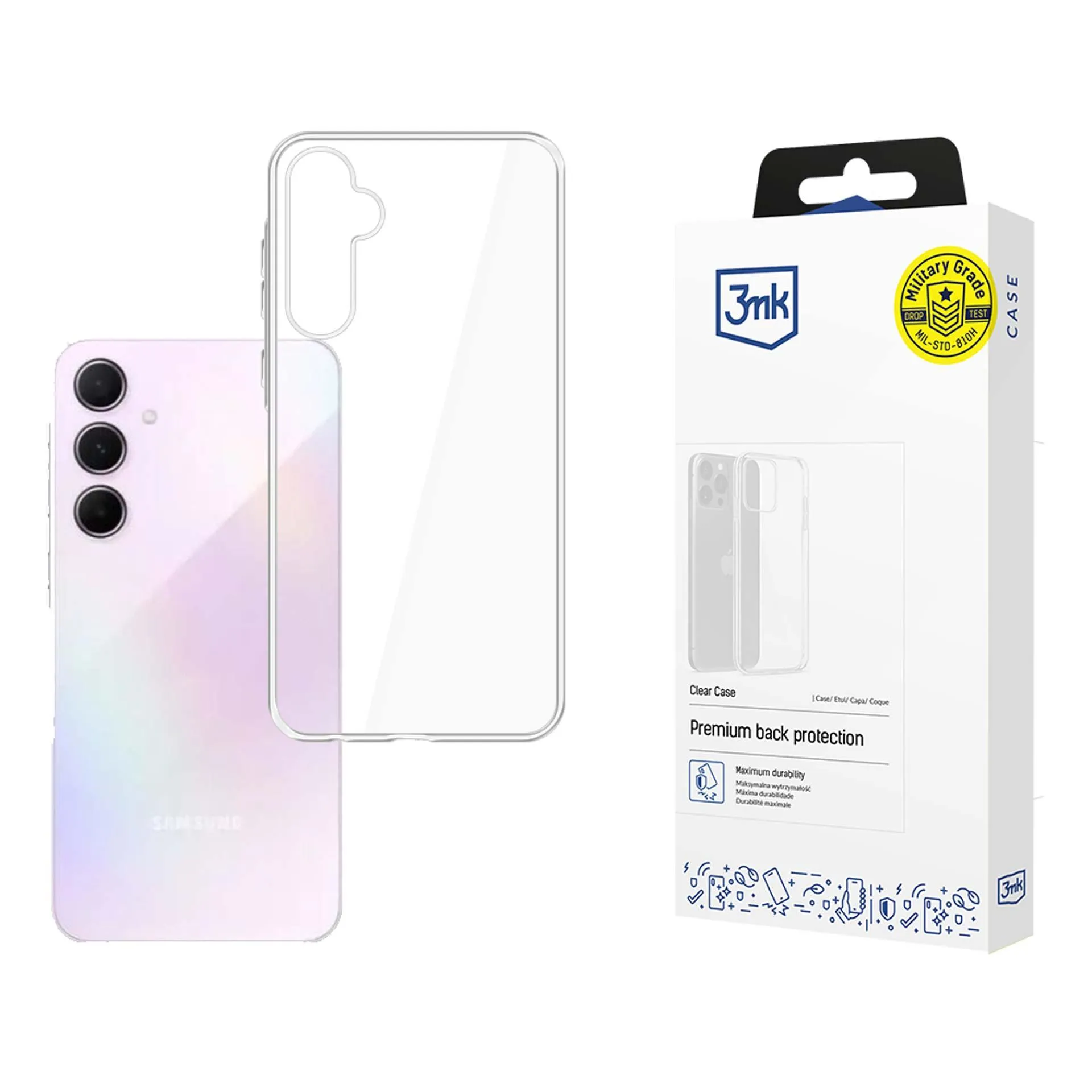 Capa para Samsung Galaxy M35 5G - 3mk Clear Case