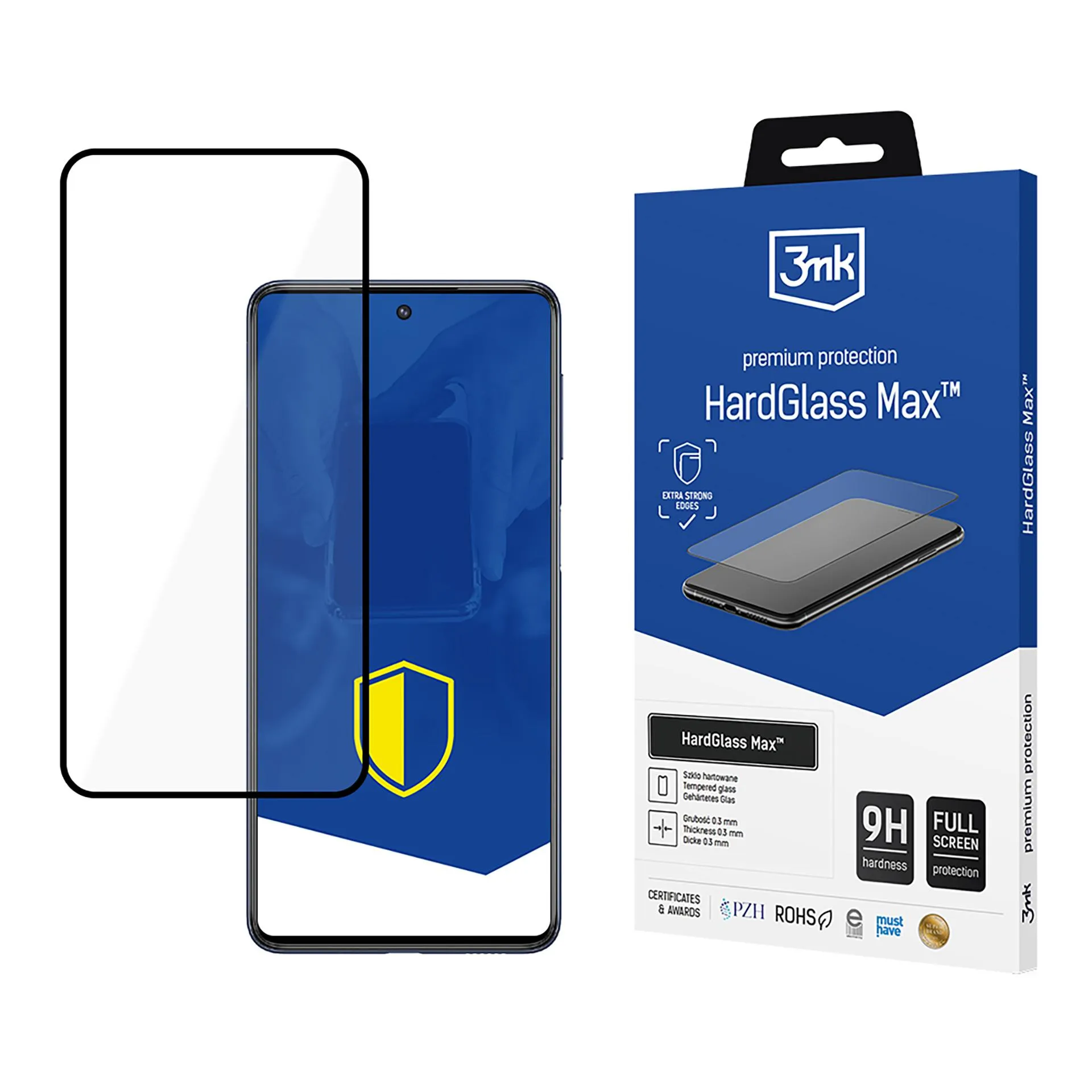 Vidro temperado reforçado para Samsung Galaxy M53 5G - 3mk HardGlass Max