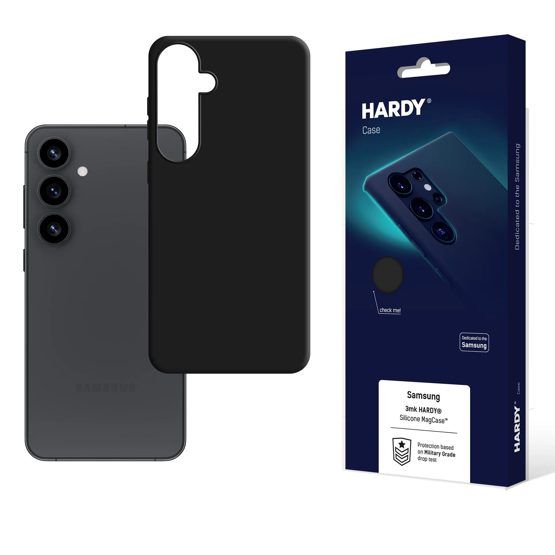 Capa para Samsung Galaxy S25+ - 3mk Hardy Silicone MagCase