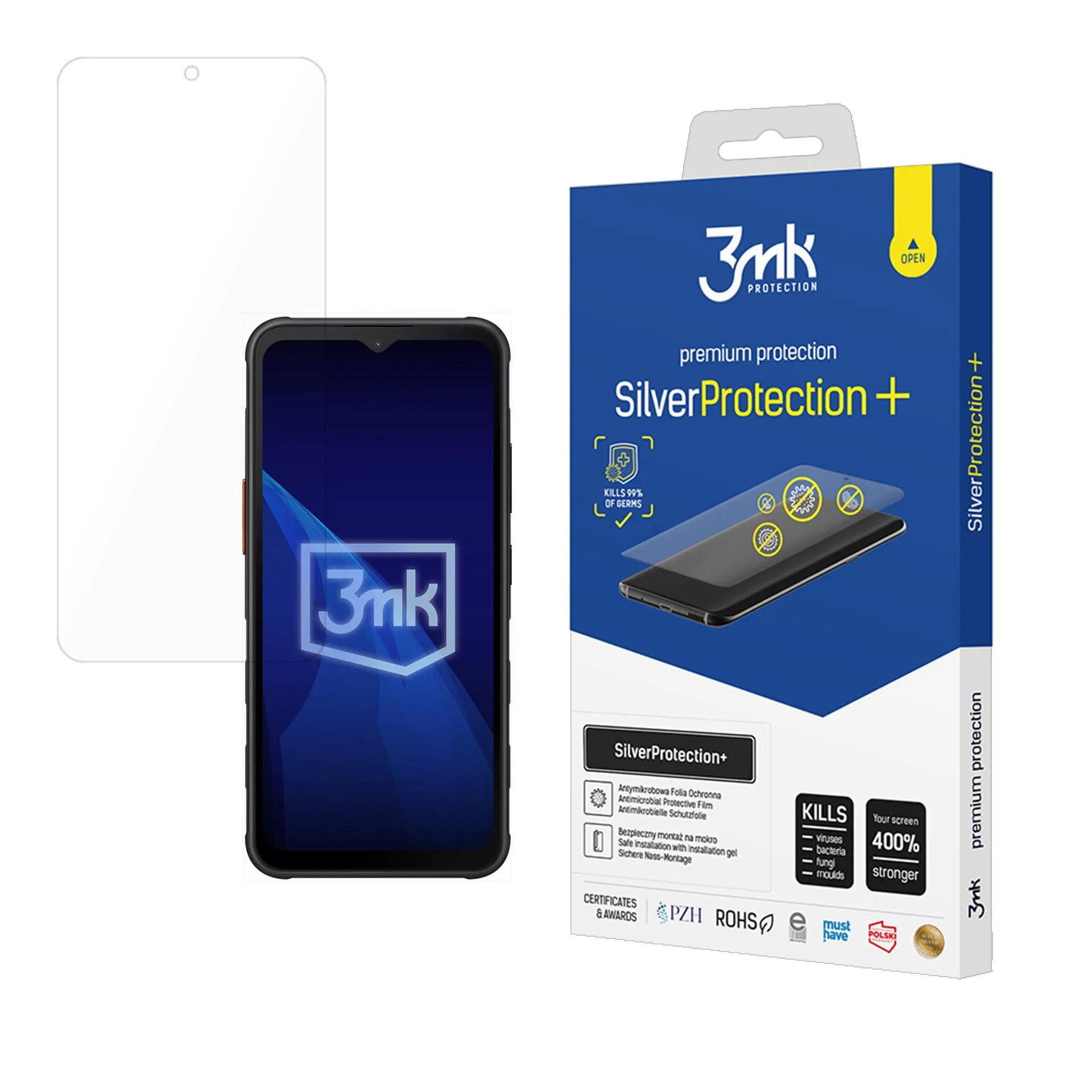 Película de proteç?o anti-impacto para Samsung Galaxy XCover 7 Pro - 3mk SilverProtection+