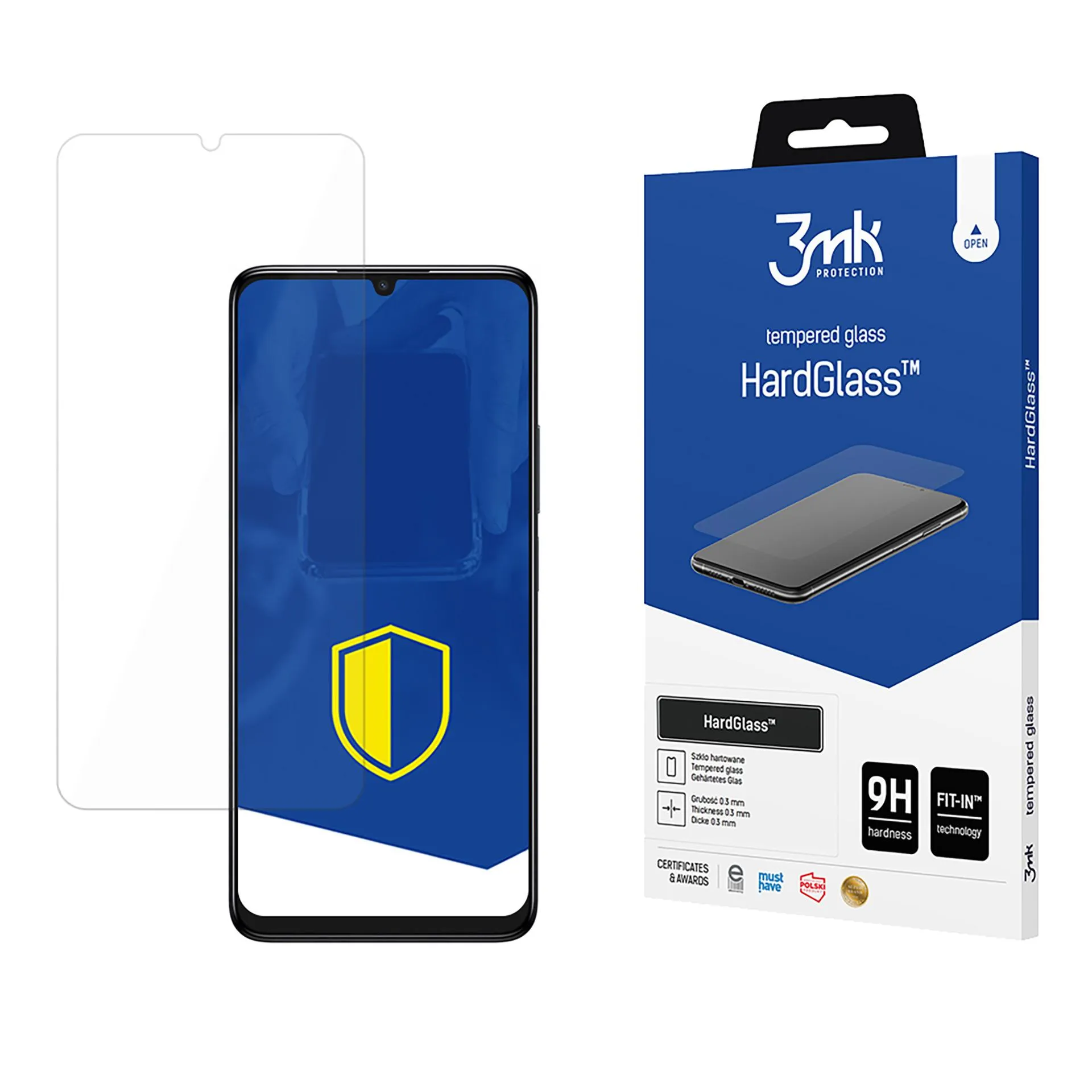 Vidro temperado para TCL 505 - 3mk HardGlass