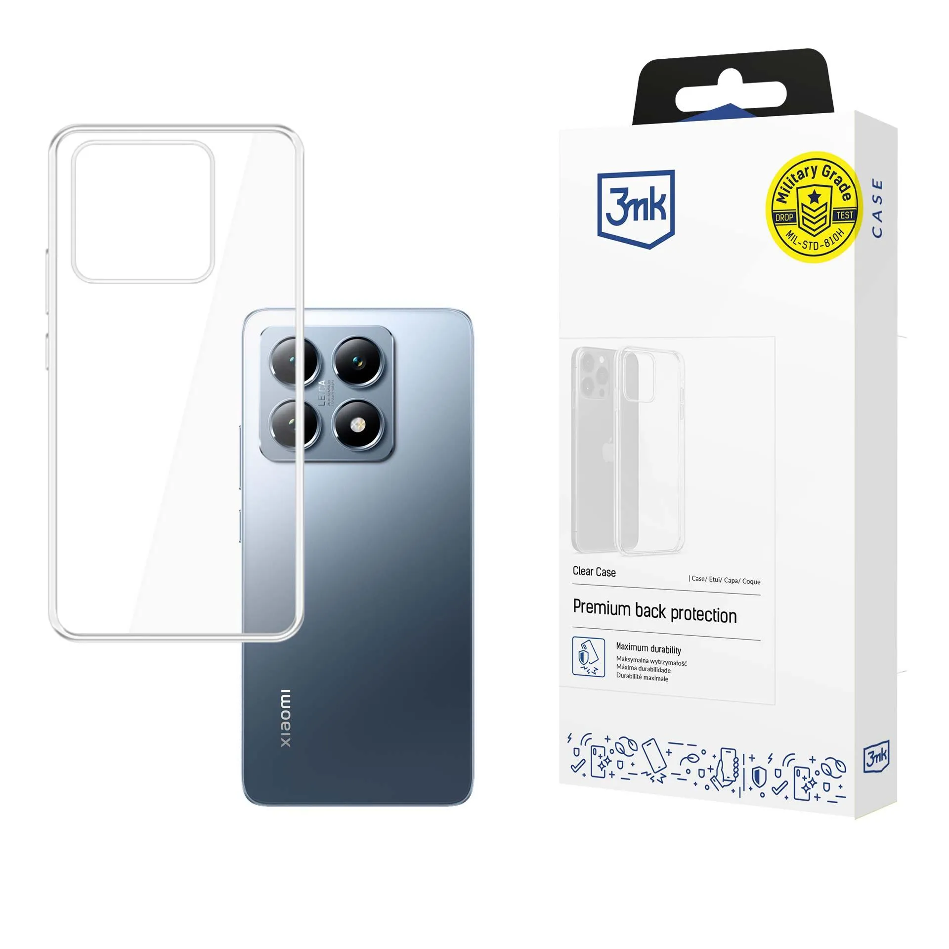 Capa para Xiaomi 14T - 3mk Clear Case