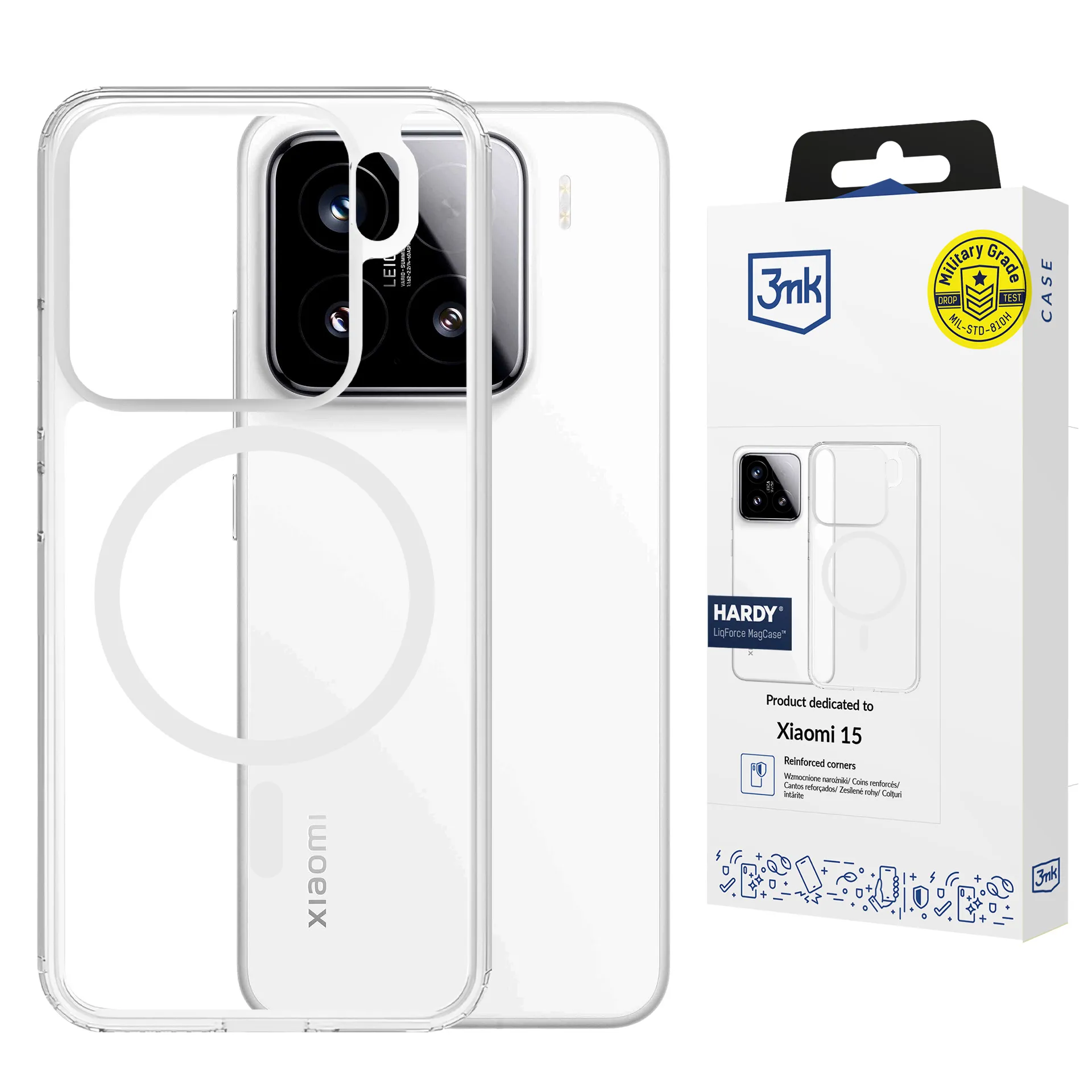 Capa blindada para [modelo] - 3mk HARDY® LiqForce MagCase™