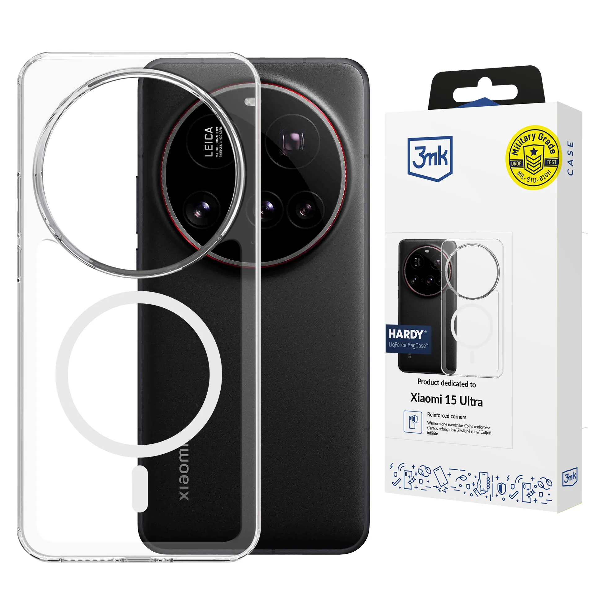 Capa blindada para [modelo] - 3mk HARDY® LiqForce MagCase™