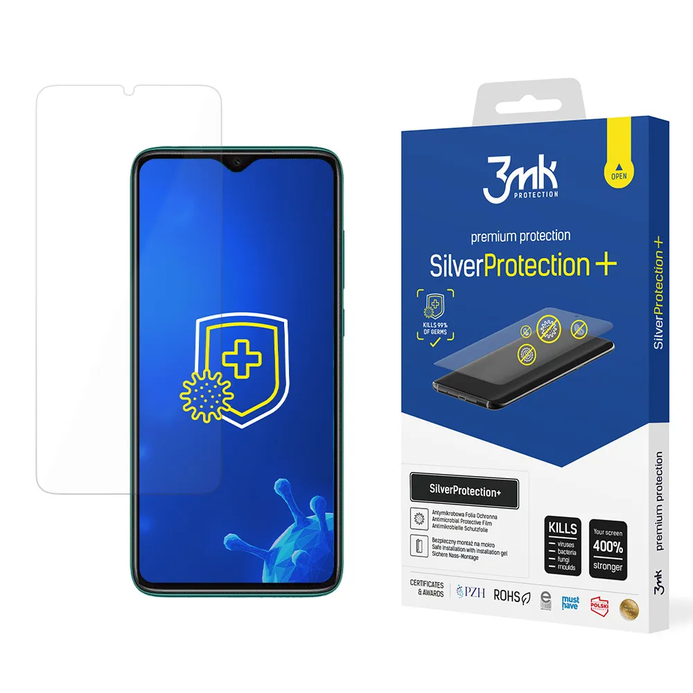 Película de proteç?o anti-impacto para Xiaomi Redmi Note 8 Pro - 3mk SilverProtection+